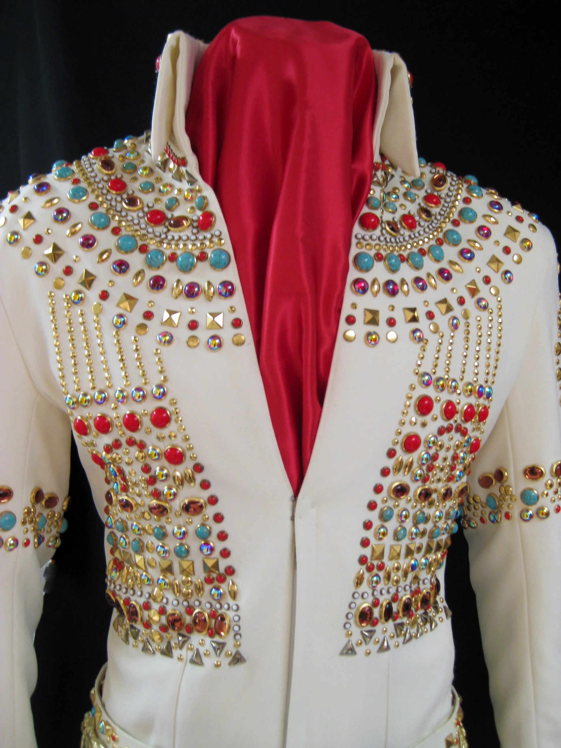 Egyptian Jumpsuit & Belt Upper Front View