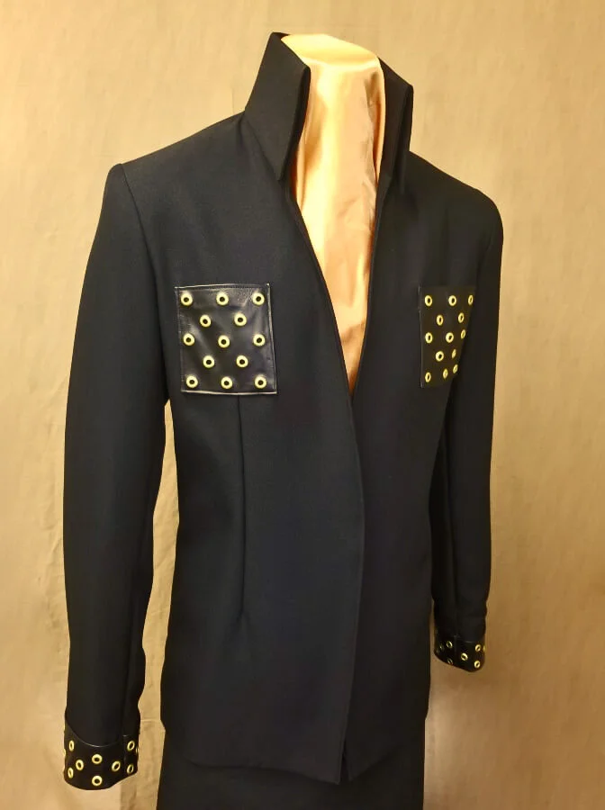 Leather Grommet Jacket — B&K Enterprises Costume Company