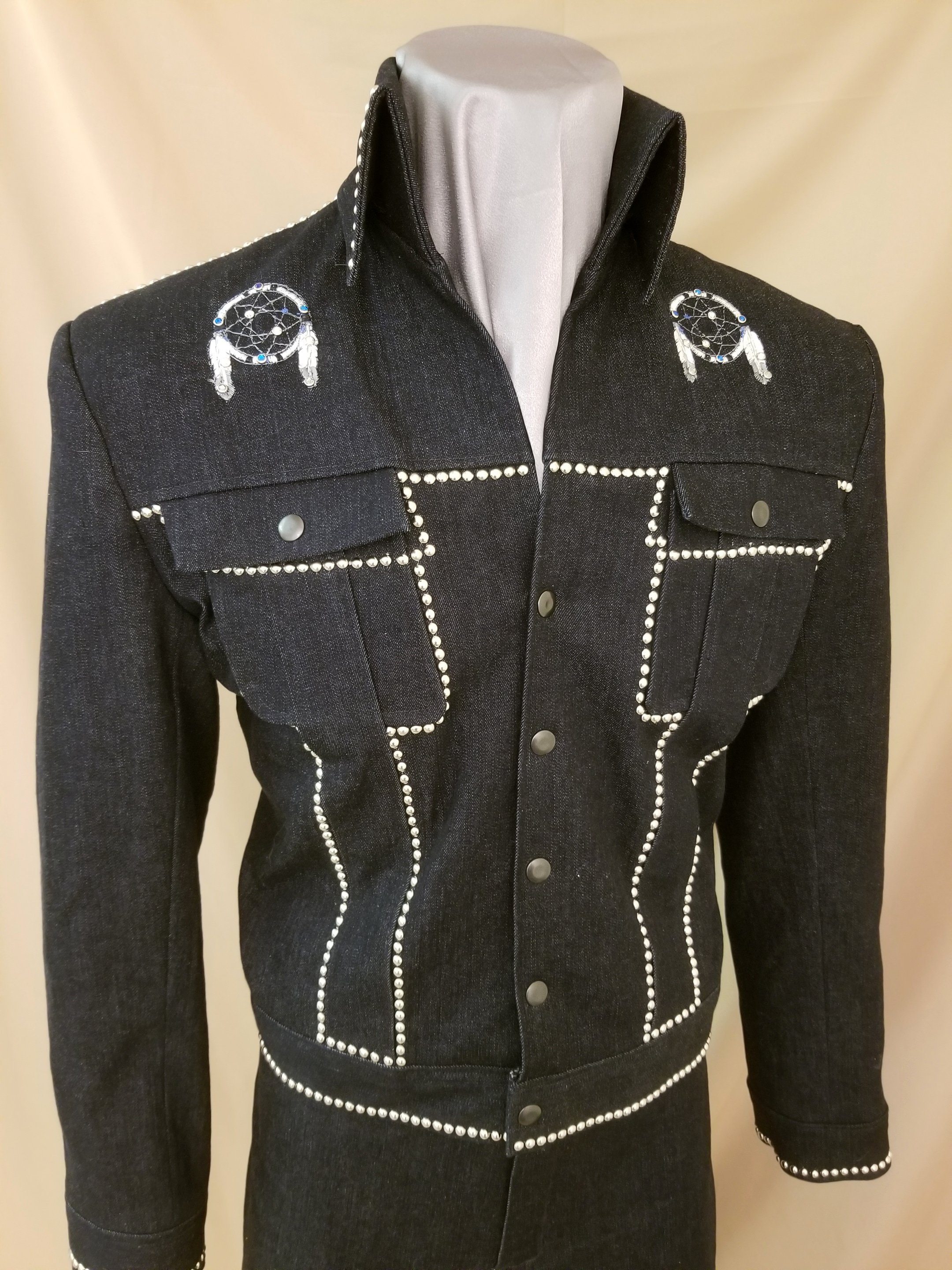 Embroidered Western Denim 2pc Jacket Front.jpg