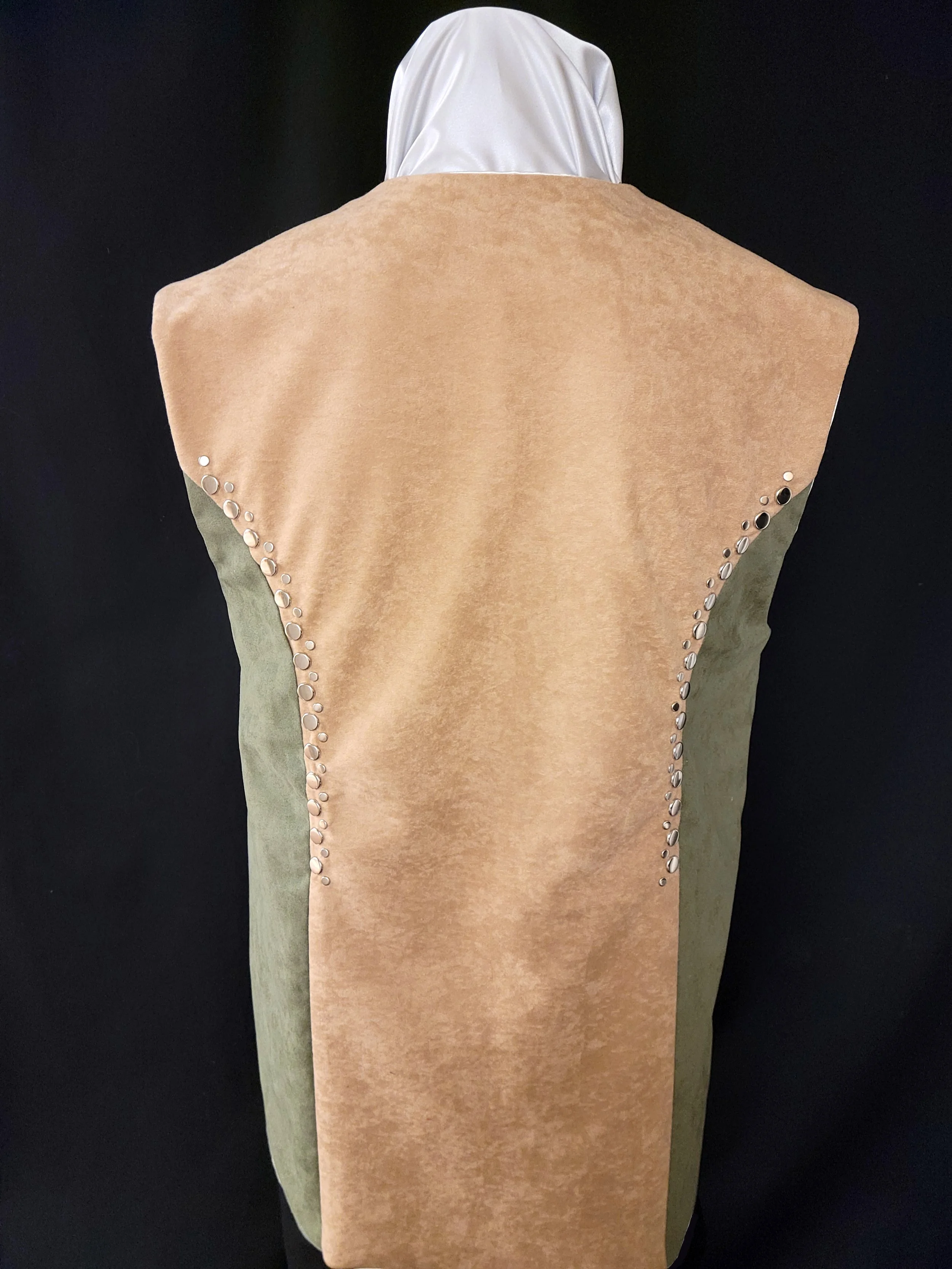 Two Tone Vest Tan Sage Back.jpg