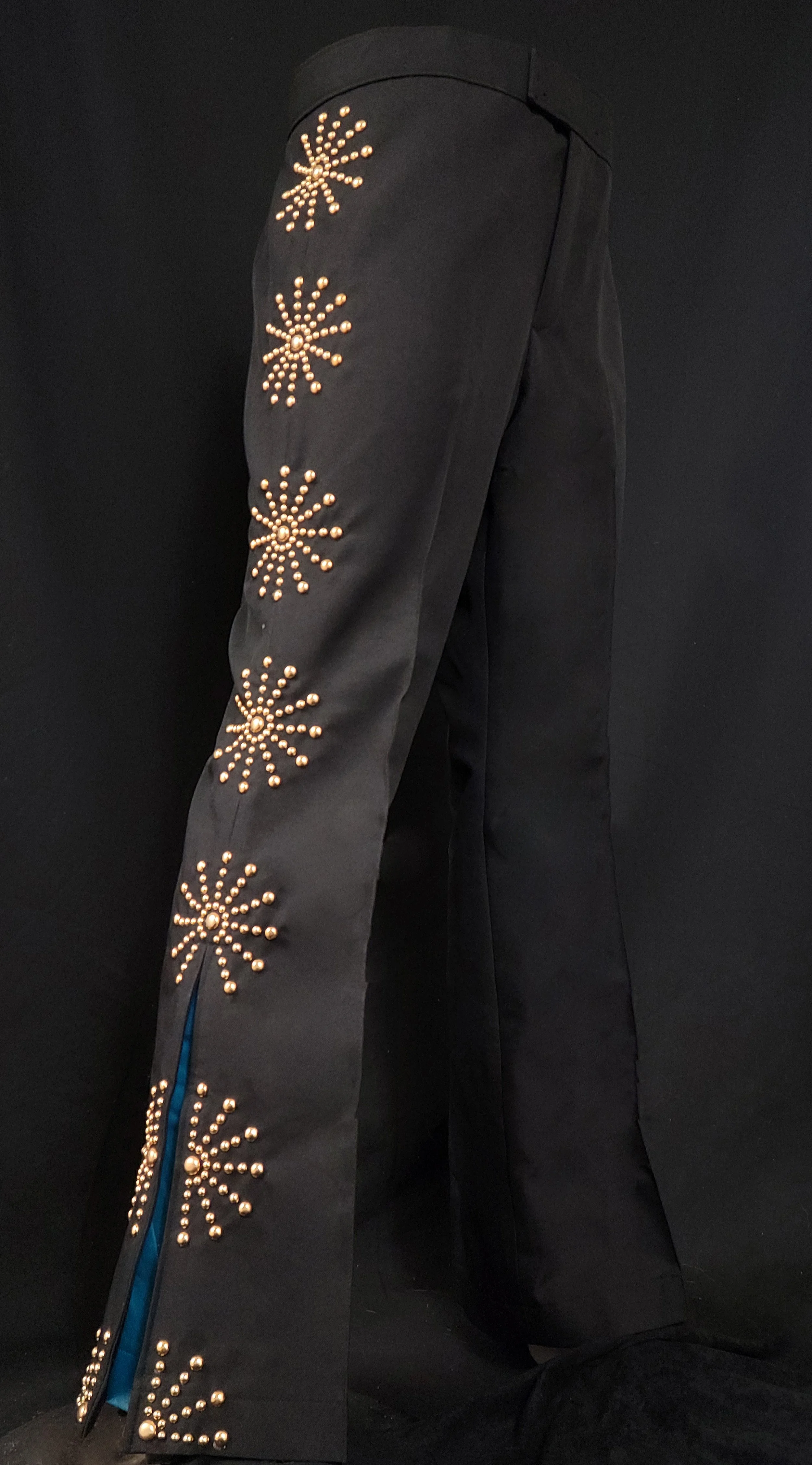 Cisco Kid Pants Black W Turq KP.jpg