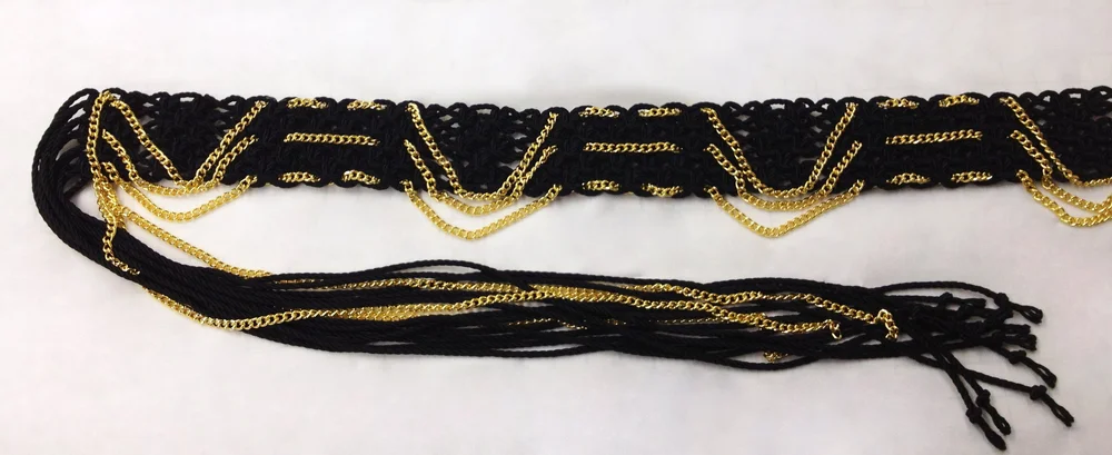 Chain Macrame Belt — B&K Enterprises Costume Company display picture 3