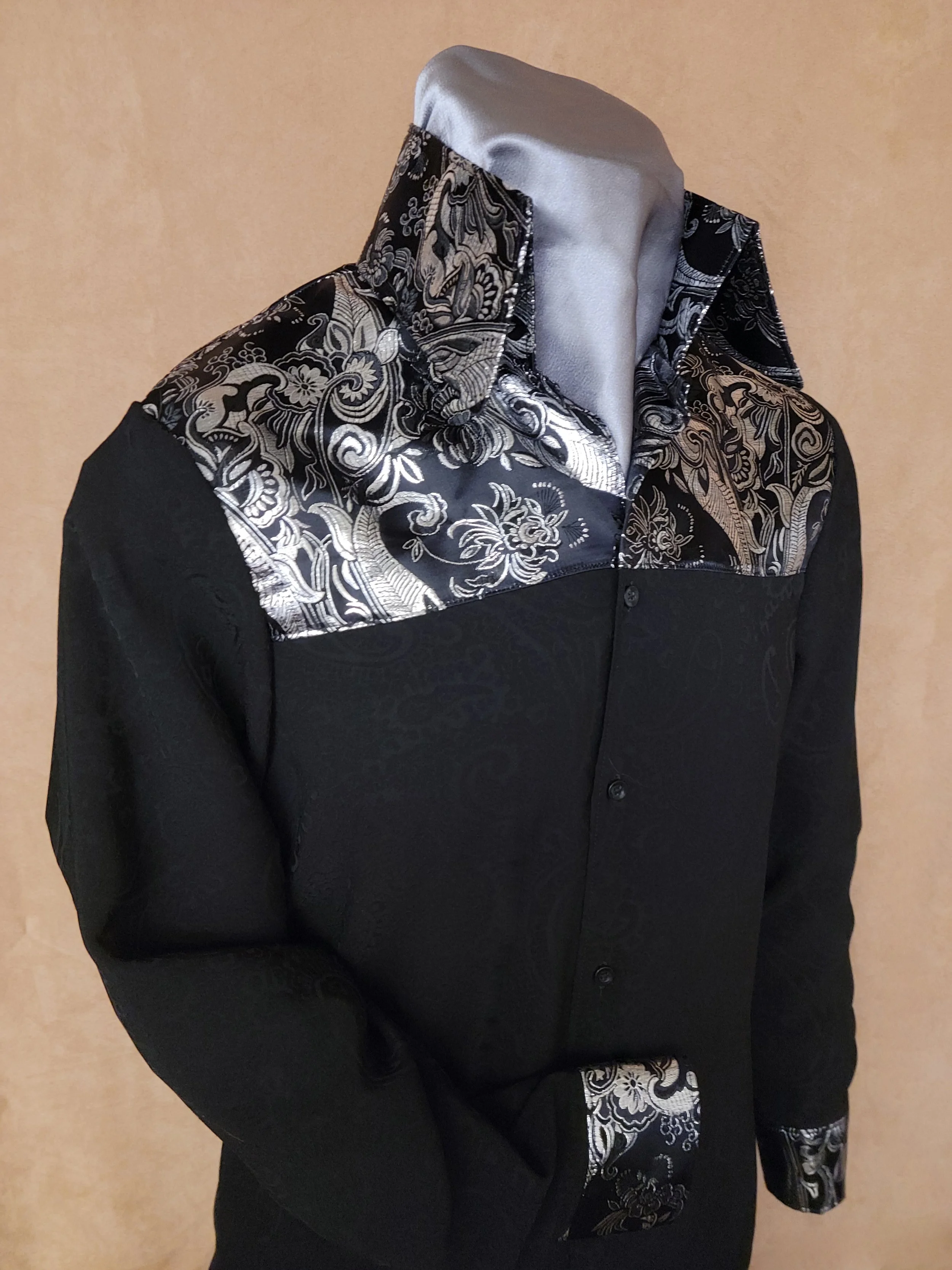 Murray 2 Tone Black Silver Brocade.jpg