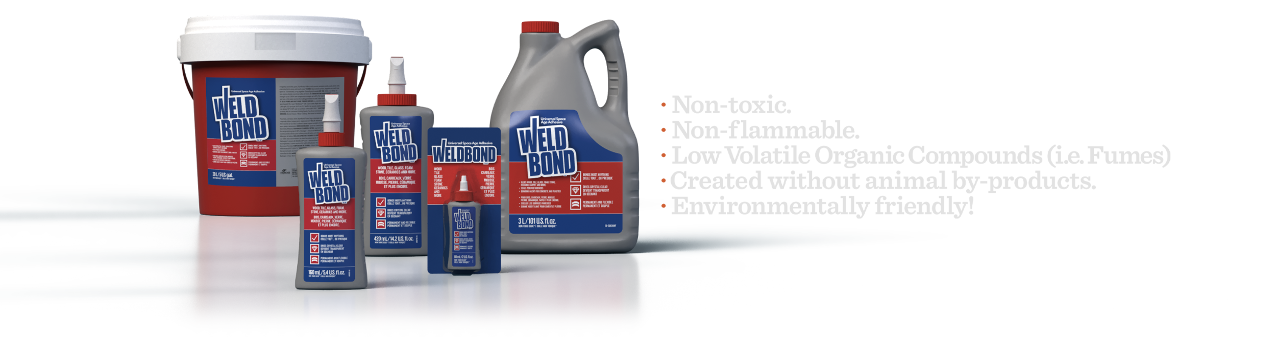  Weldbond Glue - Bonds Most Anything! 3L /101 oz Non-Toxic  Adhesive Glue For Wood Tile Glass Craft Foam Fabric Stone Cement & Concrete  & Any Other Porous Surfaces. No Fume Non-Flammable