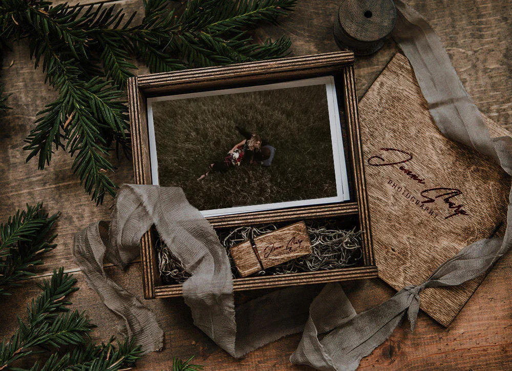 WOODEN KEEPSAKE MEMORY BOX