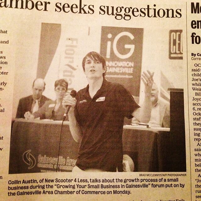 In 2013, I was asked by the @gainesvillechamber to stand up and speak to the City Commission and the Mayor about my small business struggles in Gainesville.⁣..
⁣
The zoning issues I always faced. The number of times I thought about moving to a more &