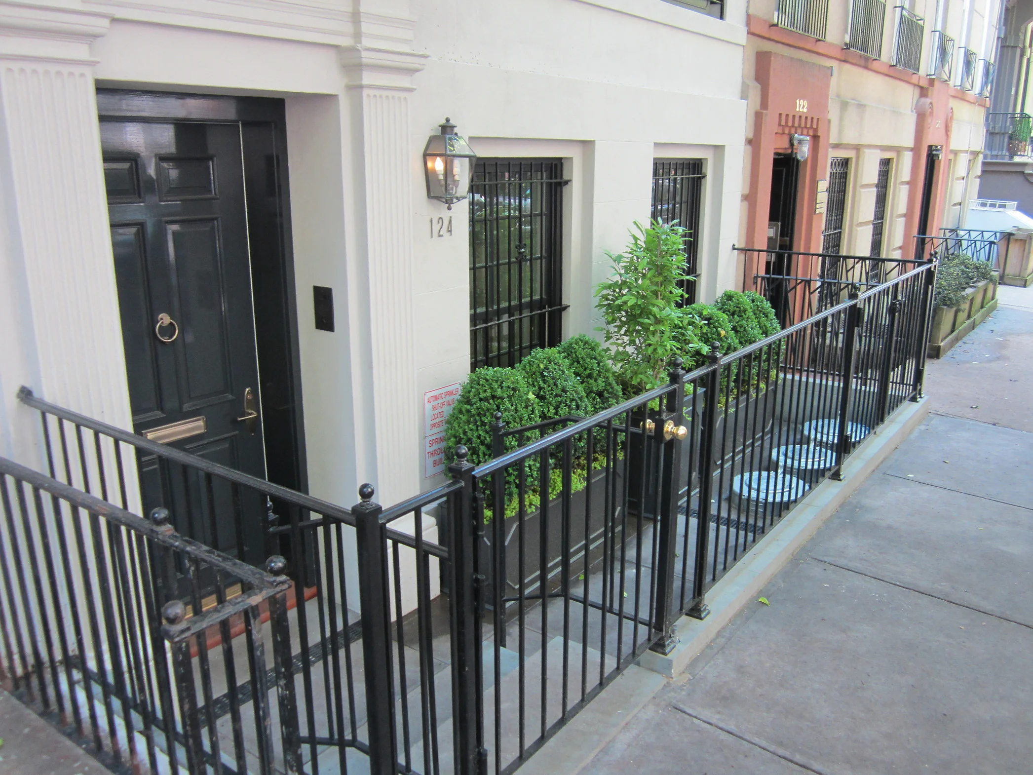 Front façade and iron work, Upper East Side