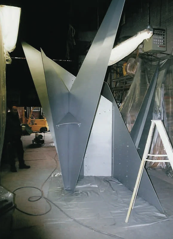 Caulder steel sculpture fabrication
