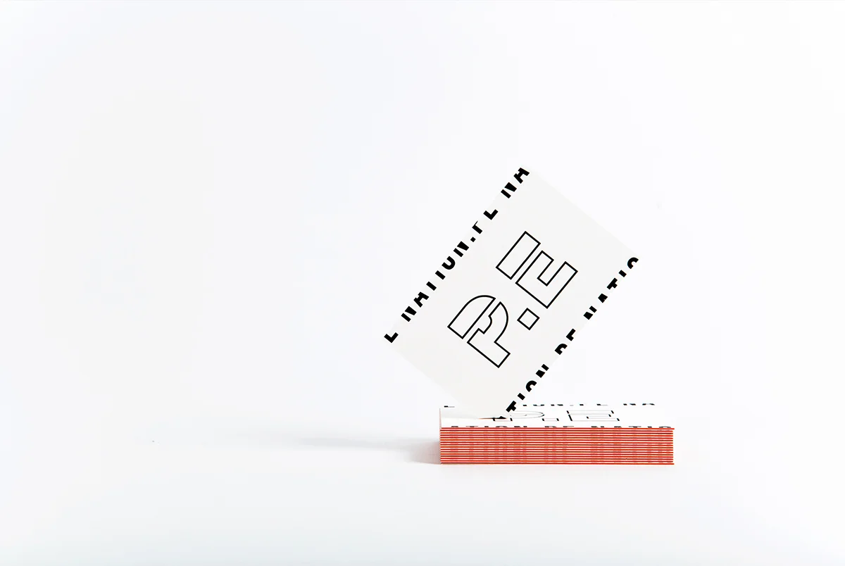 P.E. NATION BUSINESS CARD WITH ORANGE BOARD
