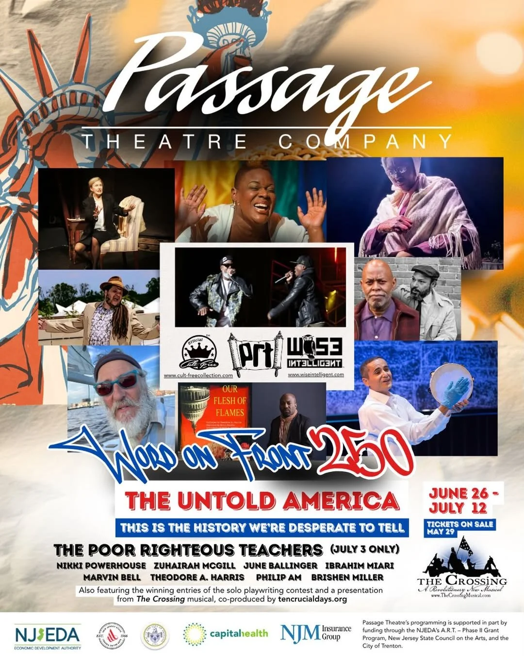 Word on Front, July 2nd Passage Theatre (EVENT)