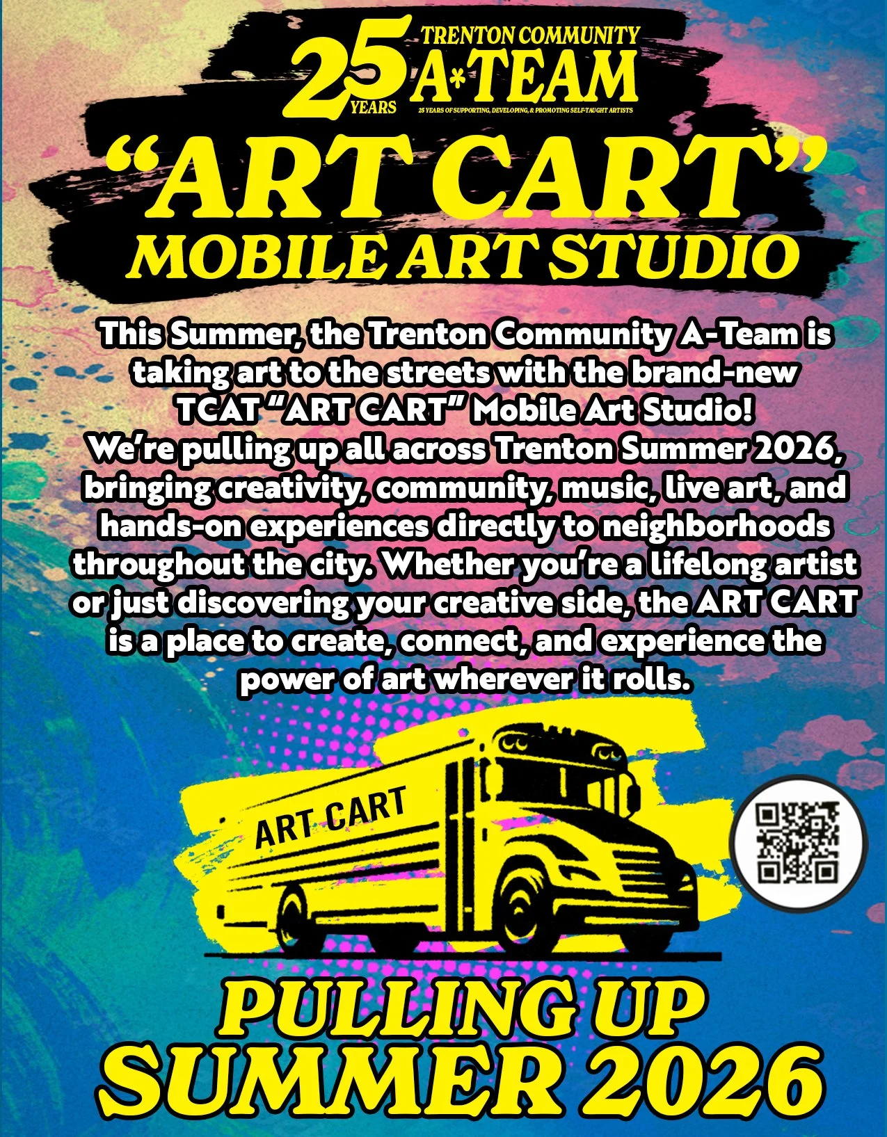 TCAT Art Cart, mobile art studio, Pulling Up This Summer! (EVENT/NEWS)