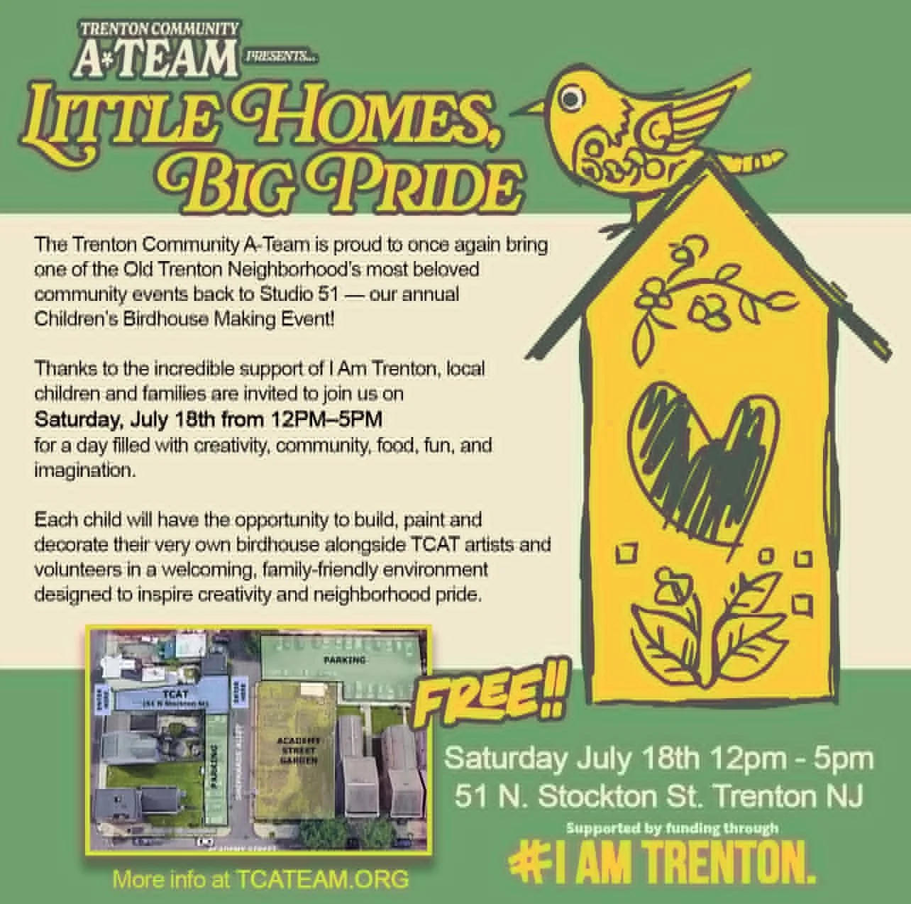 Little Homes, Big Pride July 18th, 12 - 5pm Studio 51 (EVENT)