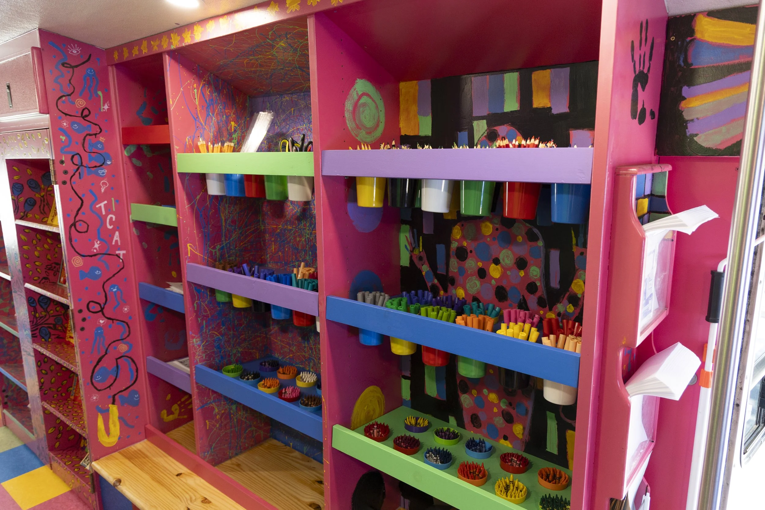 Check Out the Supplies for Our Artists