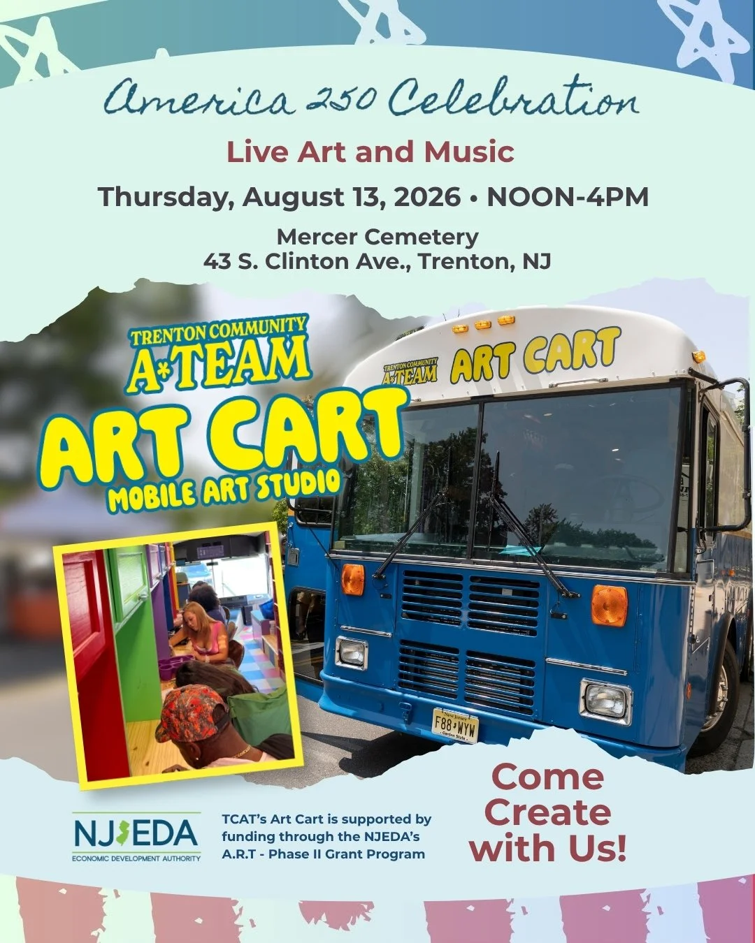 America 250 Celebration Jersey Fresh Jam Edition August 13, 2026 at Mercer Cemetery