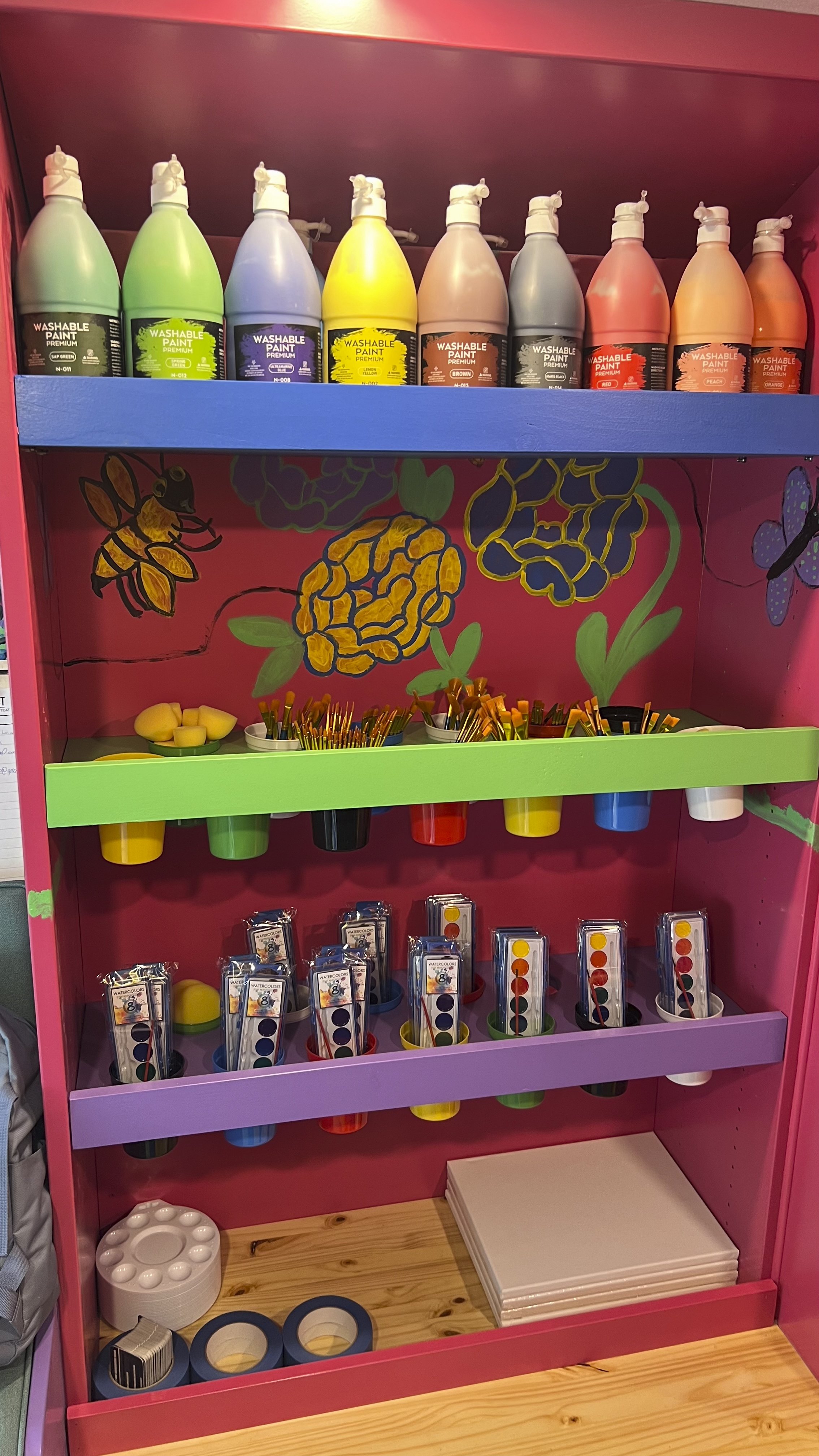 Paint, Brushes, and More - Ready for Our Artists