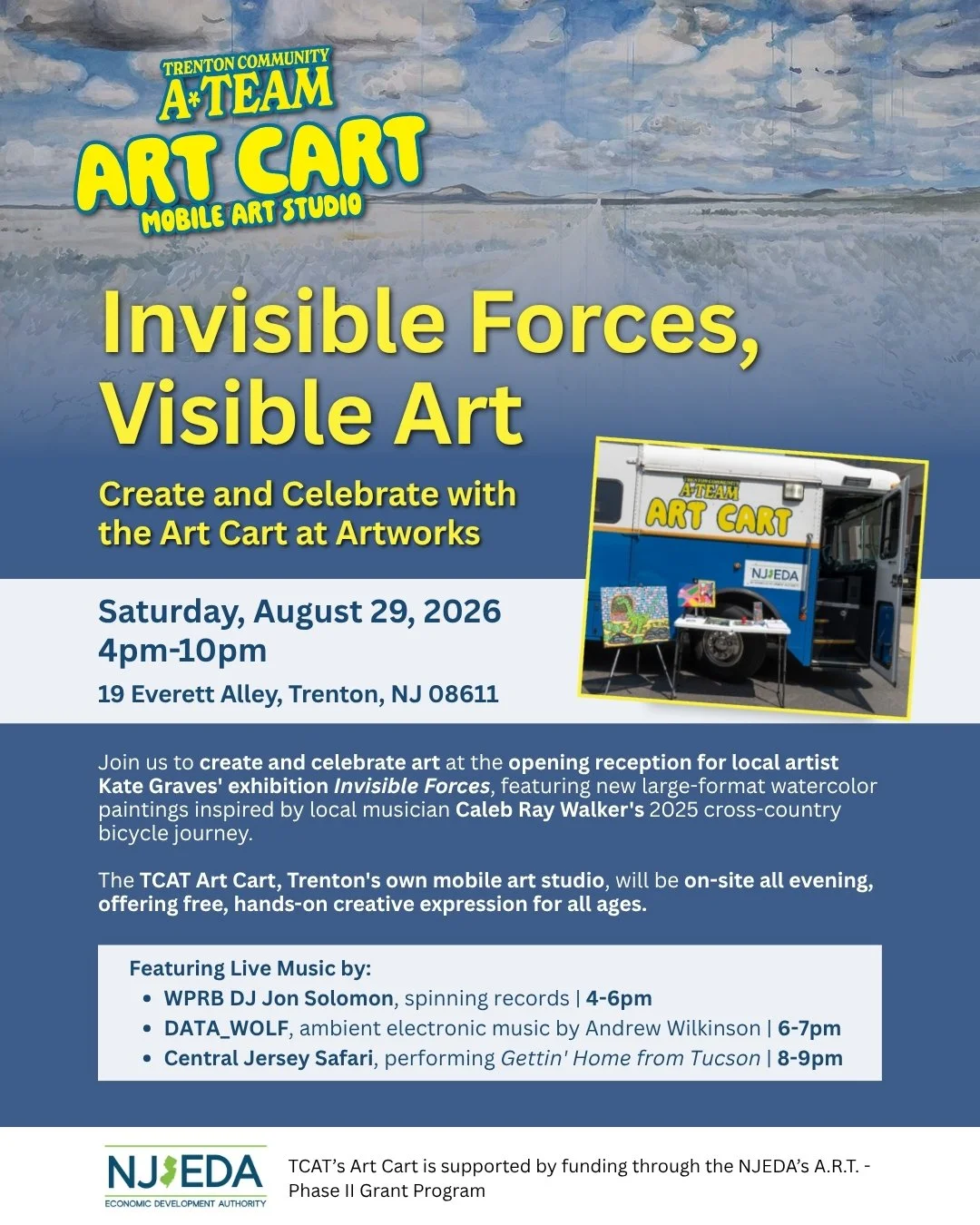 Invisible Forces, Visible Art: Celebrate and Create with the TCAT Art Cart at ARTWORKS