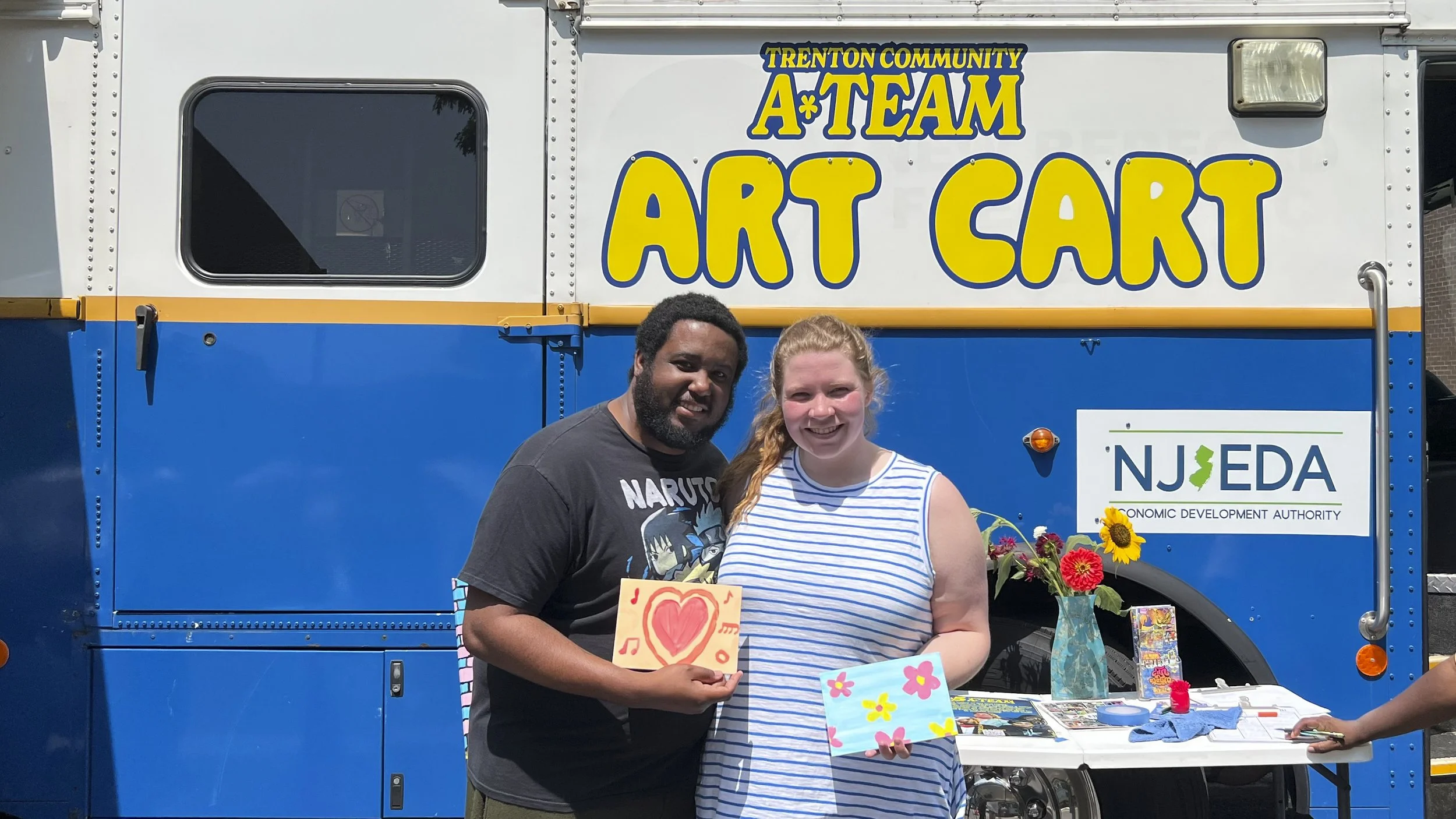 Participants Show Off their Art