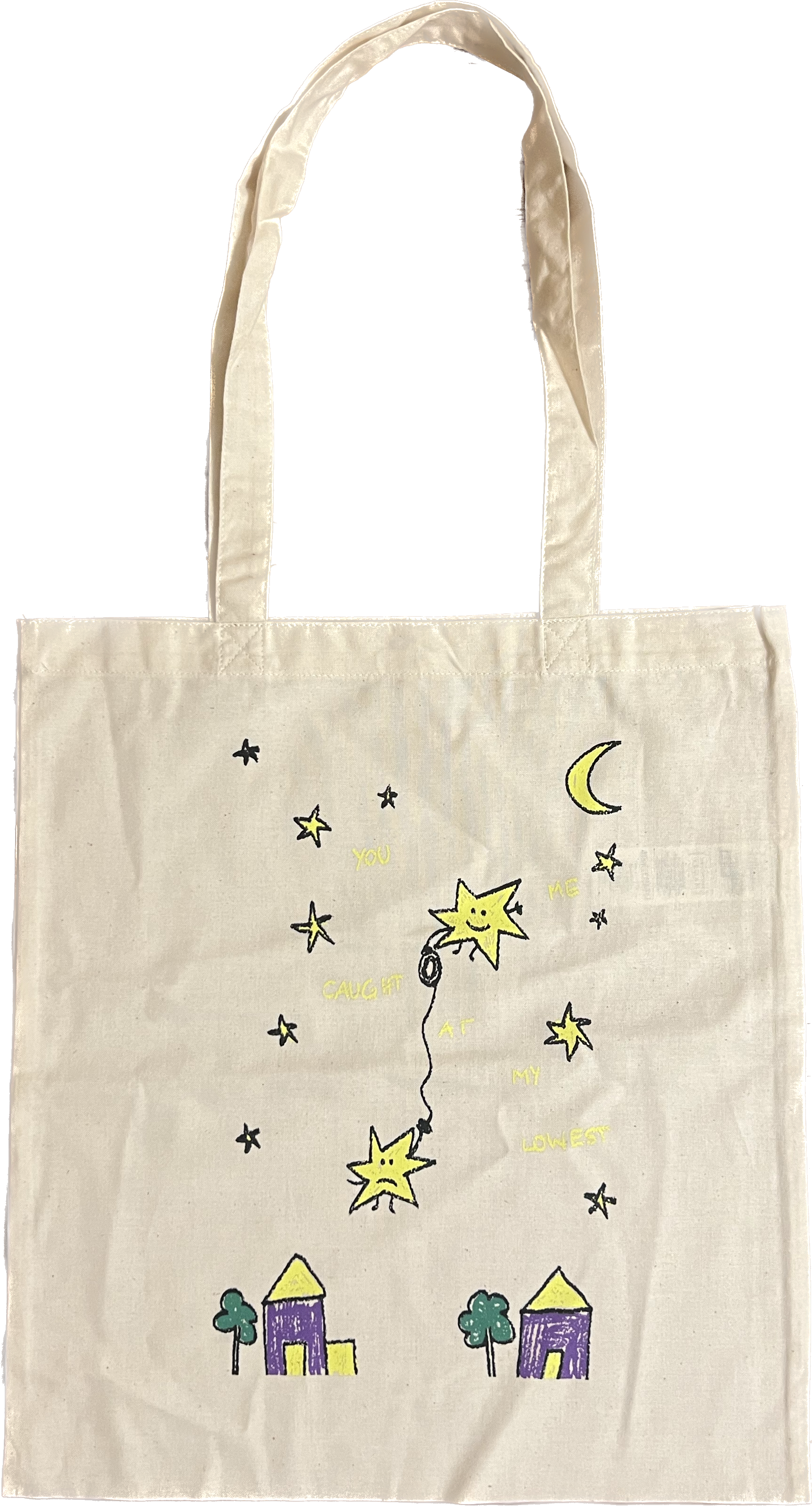 'Caught me at my lowest' Tote Bag