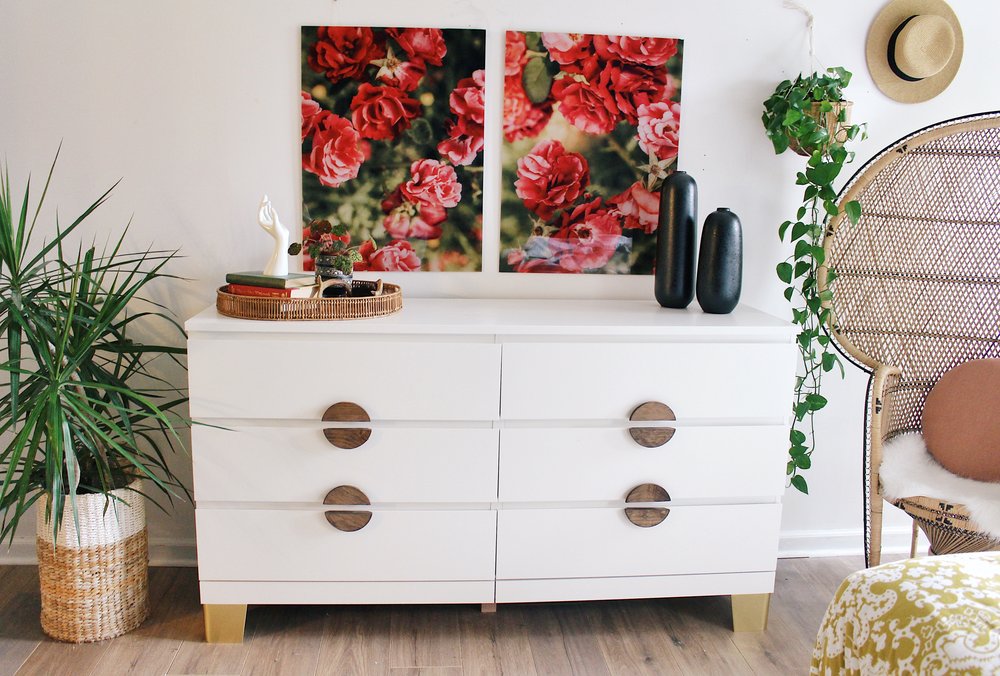 An Ikea Dresser Makeover House On A, How To Change The Legs On A Dresser