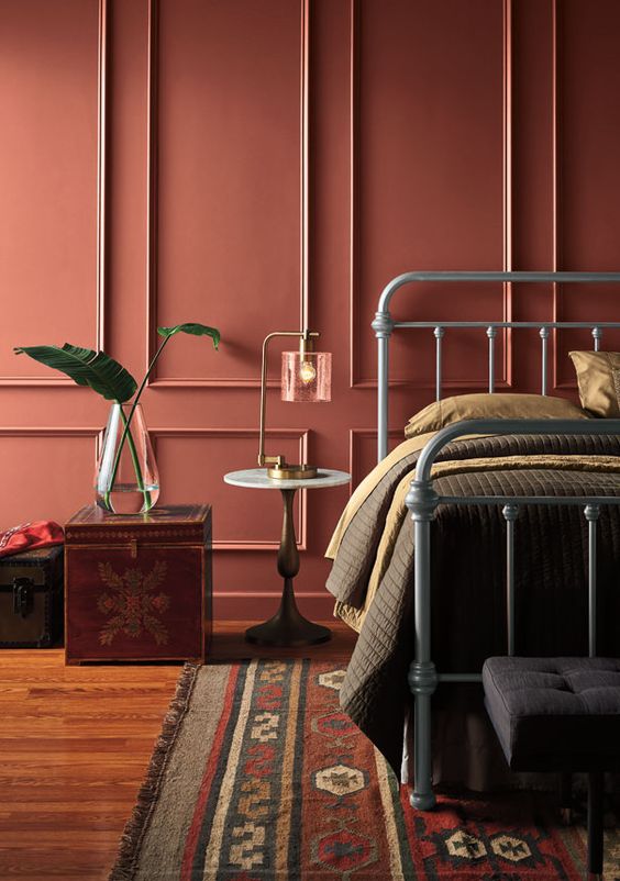 Clay Colored Obsession House On A Sugar Hill - Terracotta Paint Color Bedroom