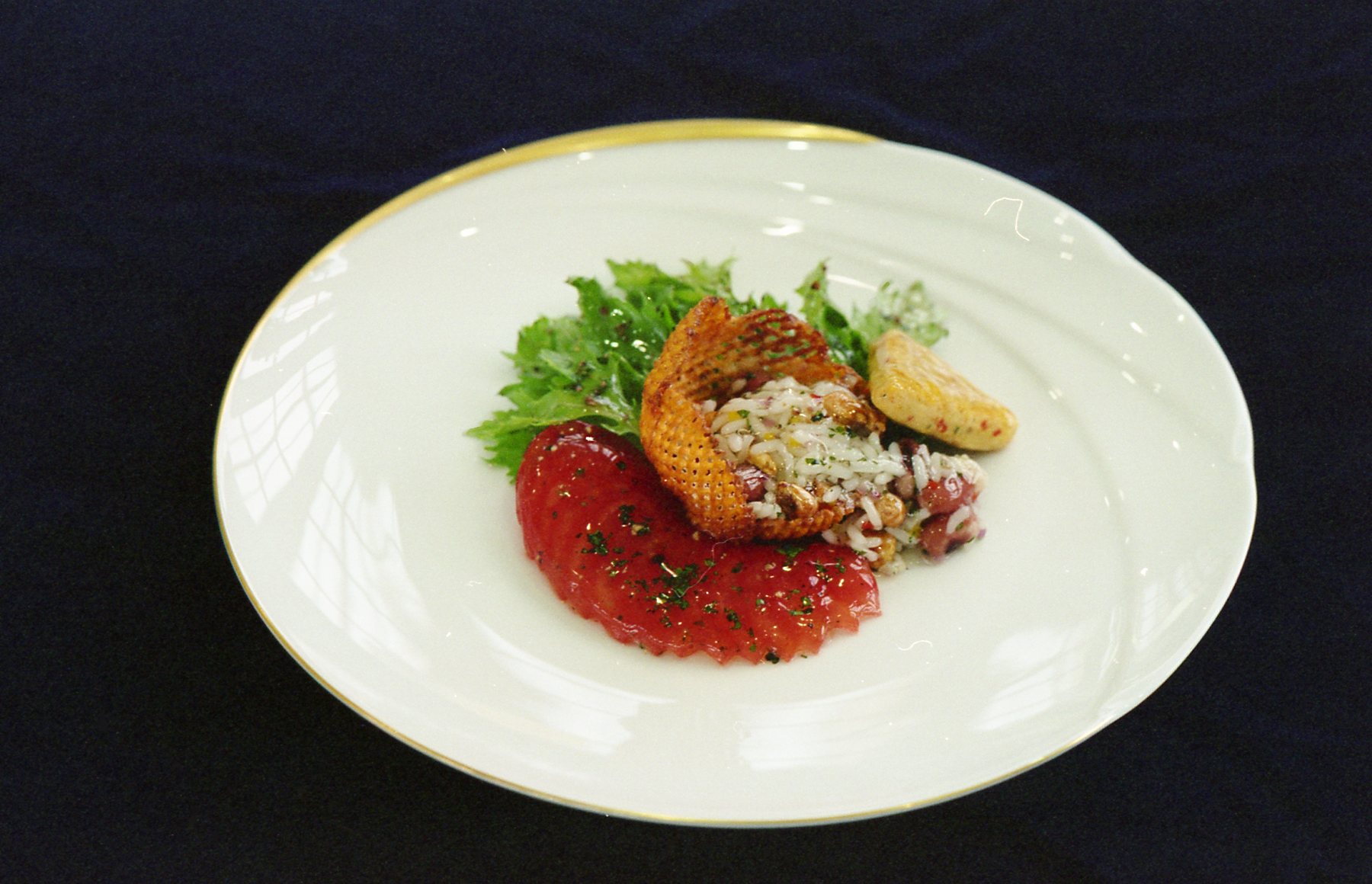 Mesa Verde Salad with Corn Cheese and Cilantro Dressing