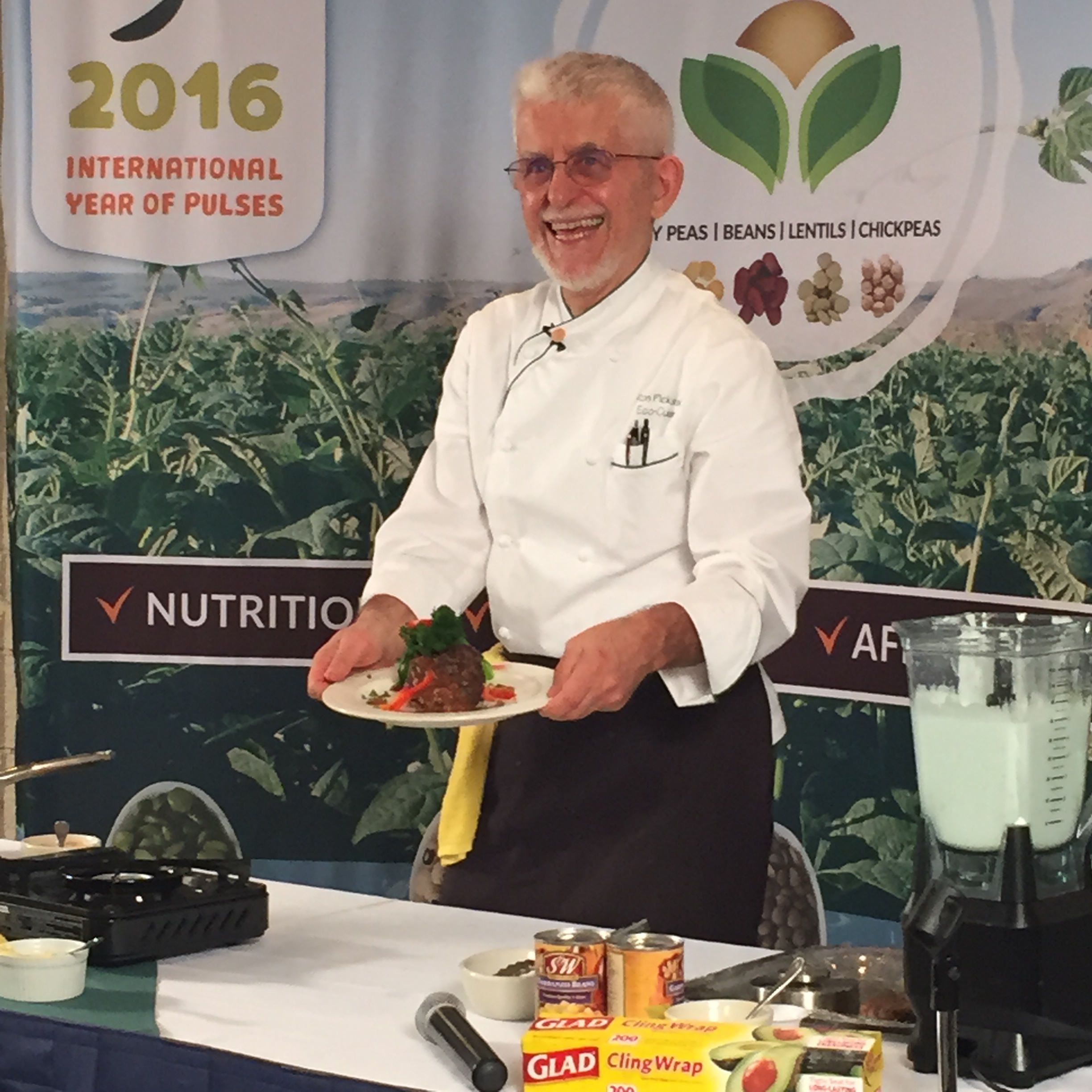Chef Ron at Western Pulse Convention