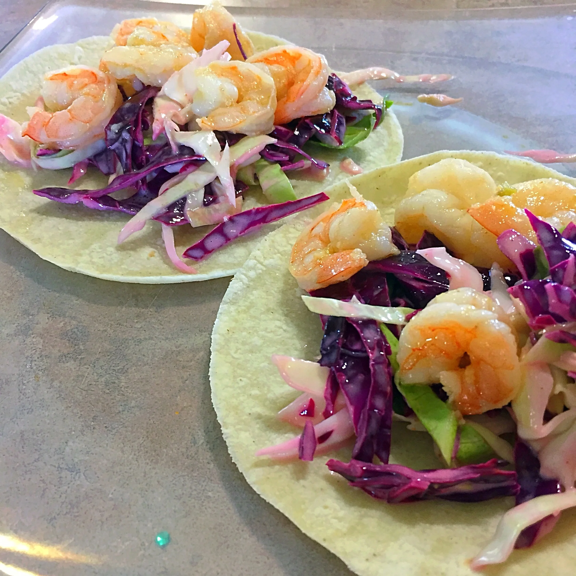 Honey &amp; Lime Shrimp Tacos