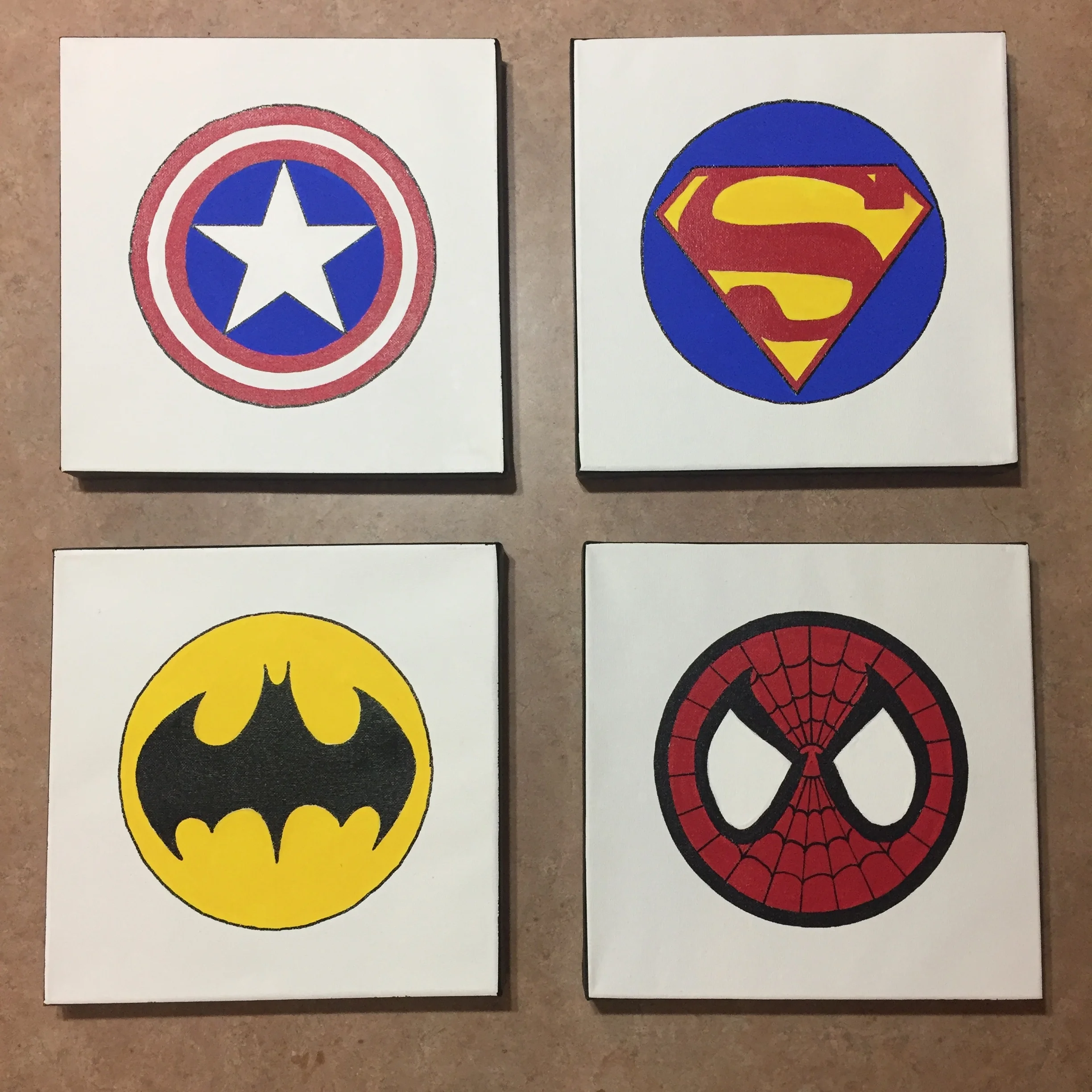 4. SUPERHERO WALL HANGING