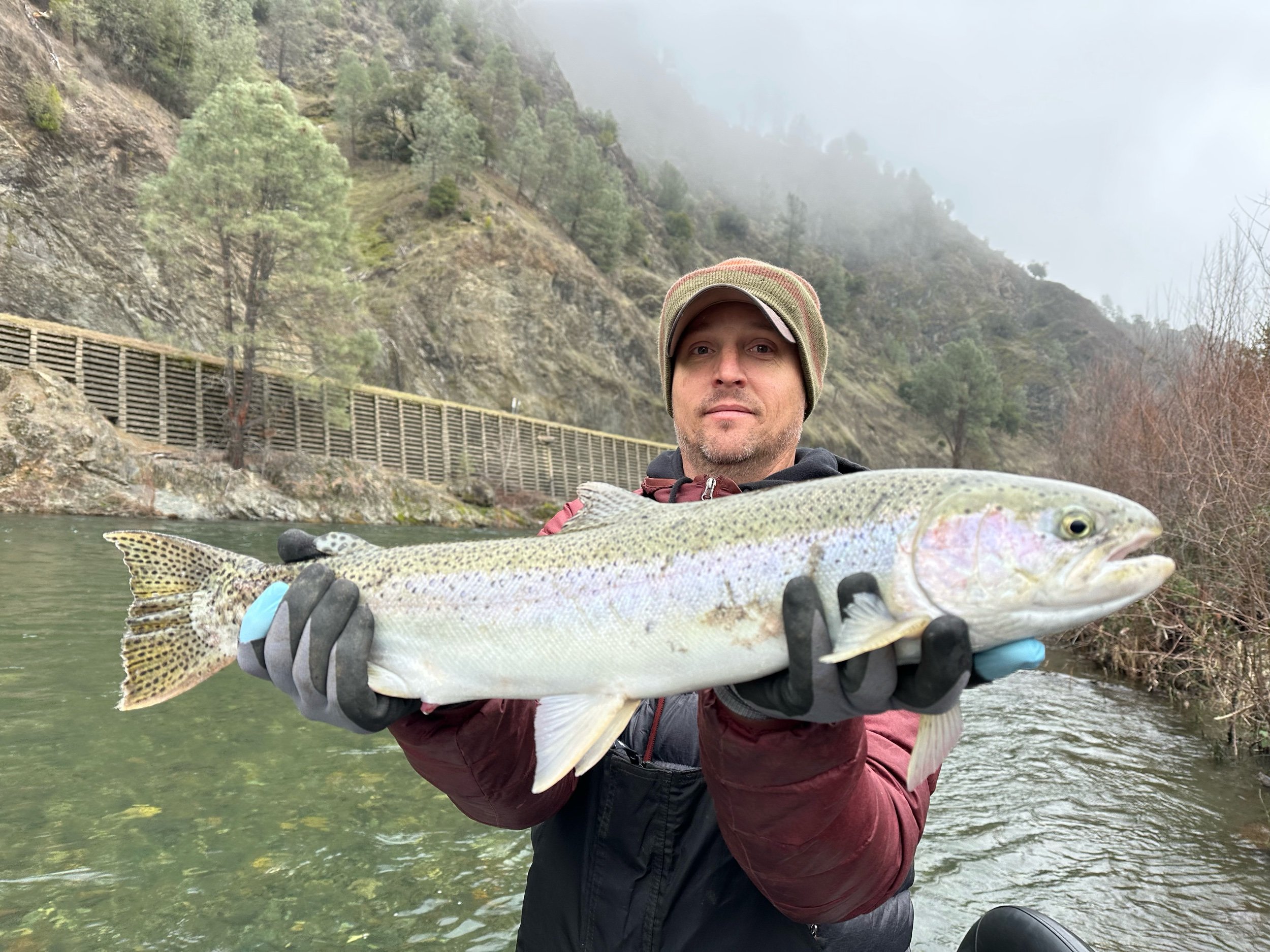 Trinity River  fishing report 1/18/2025