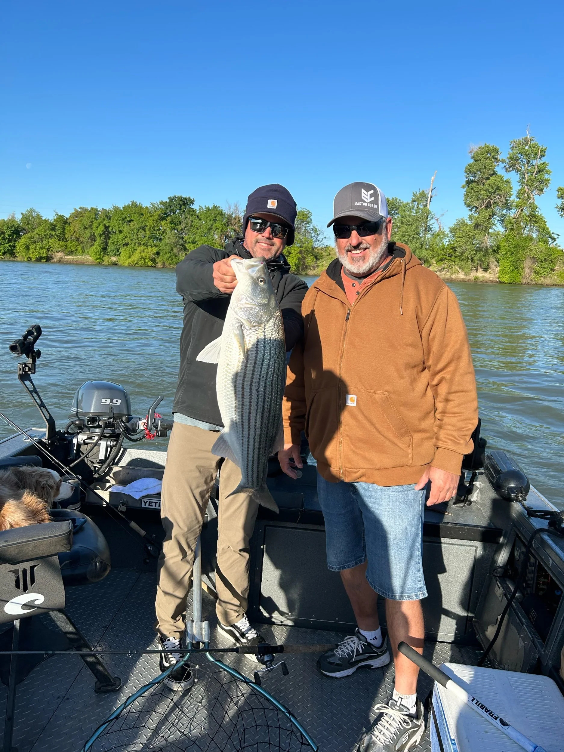 March 21st 2025 Sacramento River striped bass fishing Report 