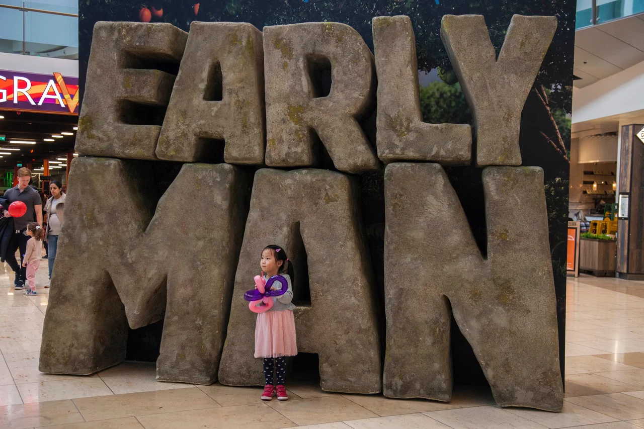 Bluewater hosts Aardman's Early Man augmented reality experience
