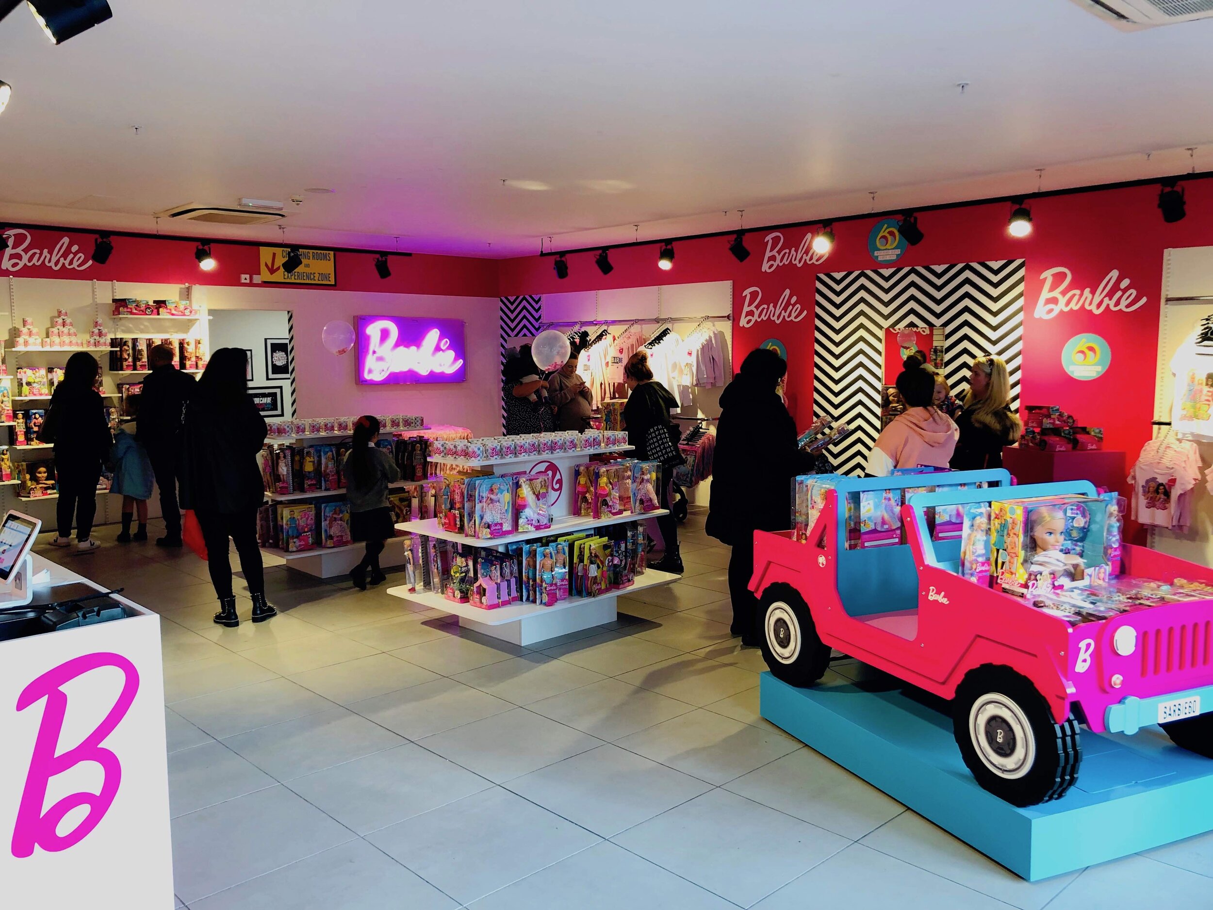 barbie pop up store
