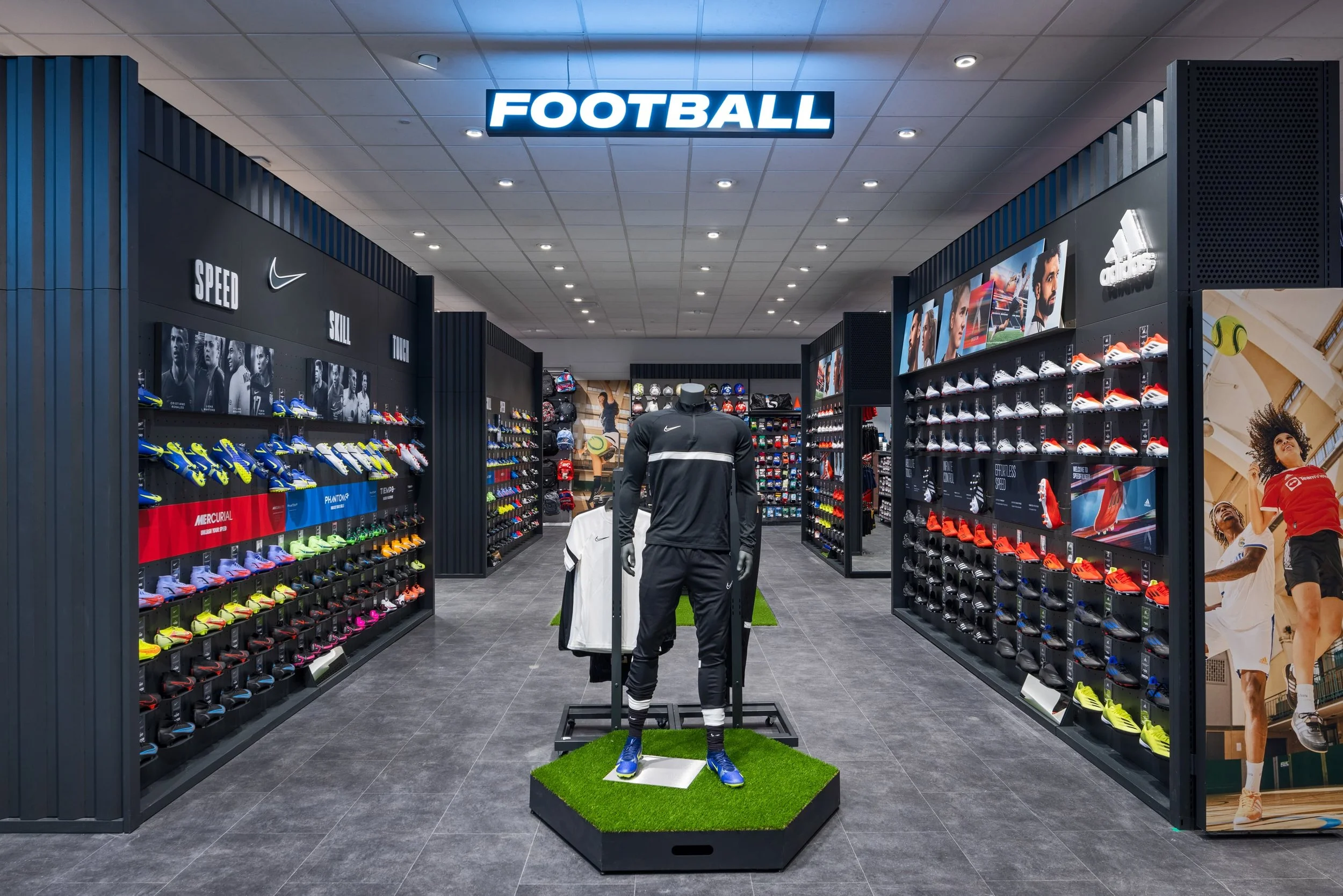 Frasers Group signs at St Anns shopping centre in Harrow