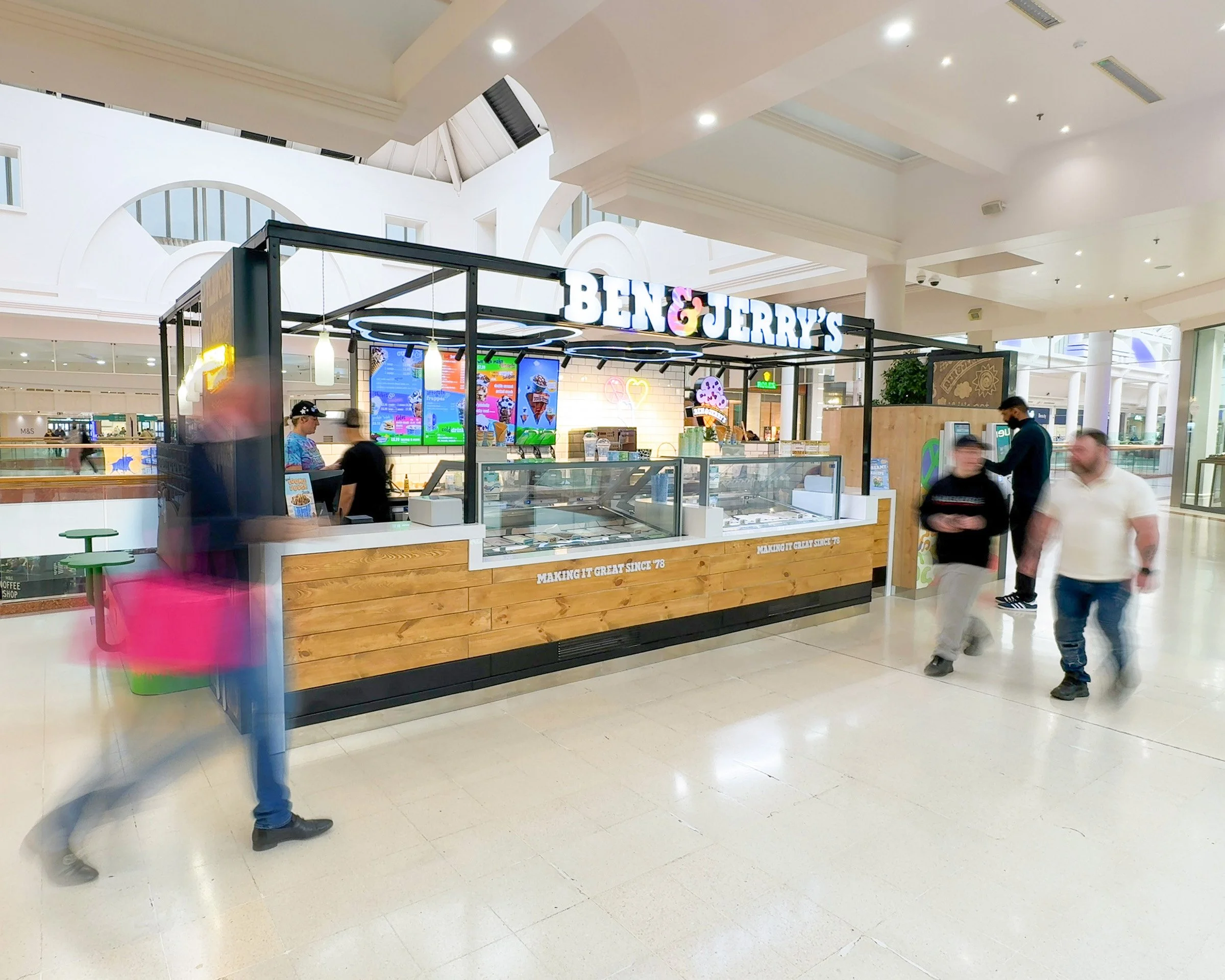 Latest scoop: Ben &amp; Jerry’s opens UK’s first mall kiosk at Merry Hill