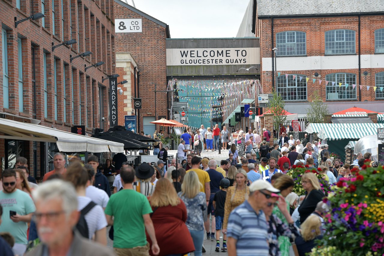 Macron signs ahead of Summer of Sport at Gloucester Quays