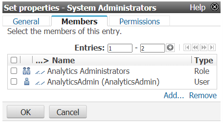 Creating Admins in IBM Cognos Analytics