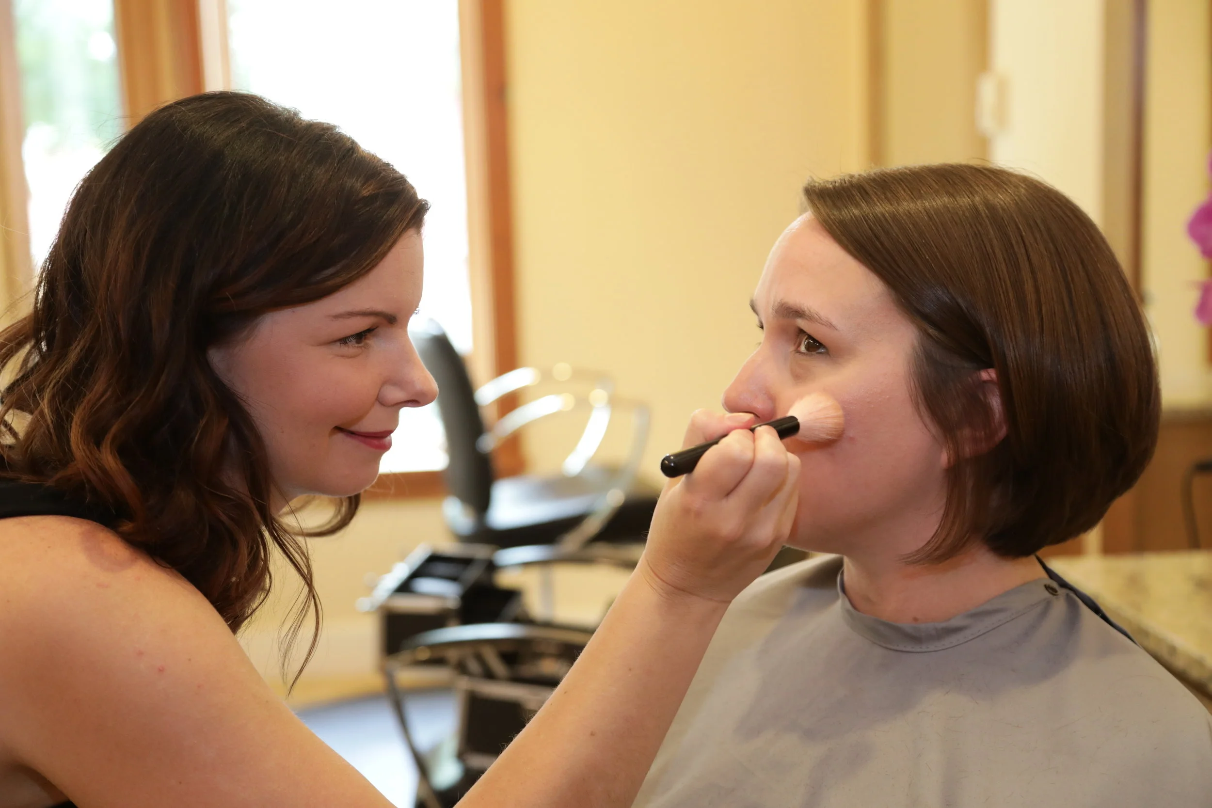 Chelsie Perkins Makeup Artist Talmadge Hickman Master Hair Stylist Chelsie Perkins Stylist Colorist Owners Salon Bella Whidbey Langley Haircut Hair Color