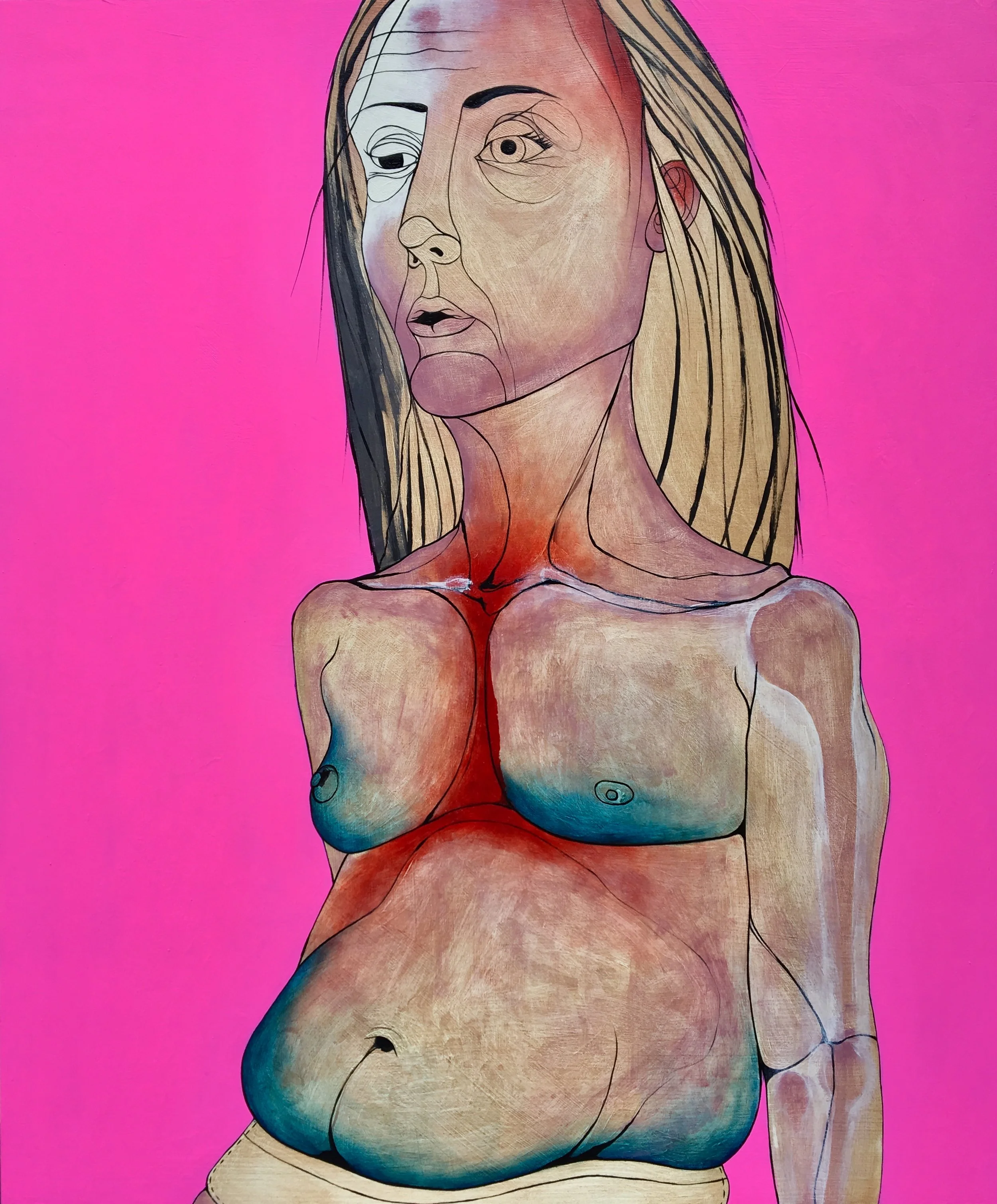 Self Portrait After Weaning Baby