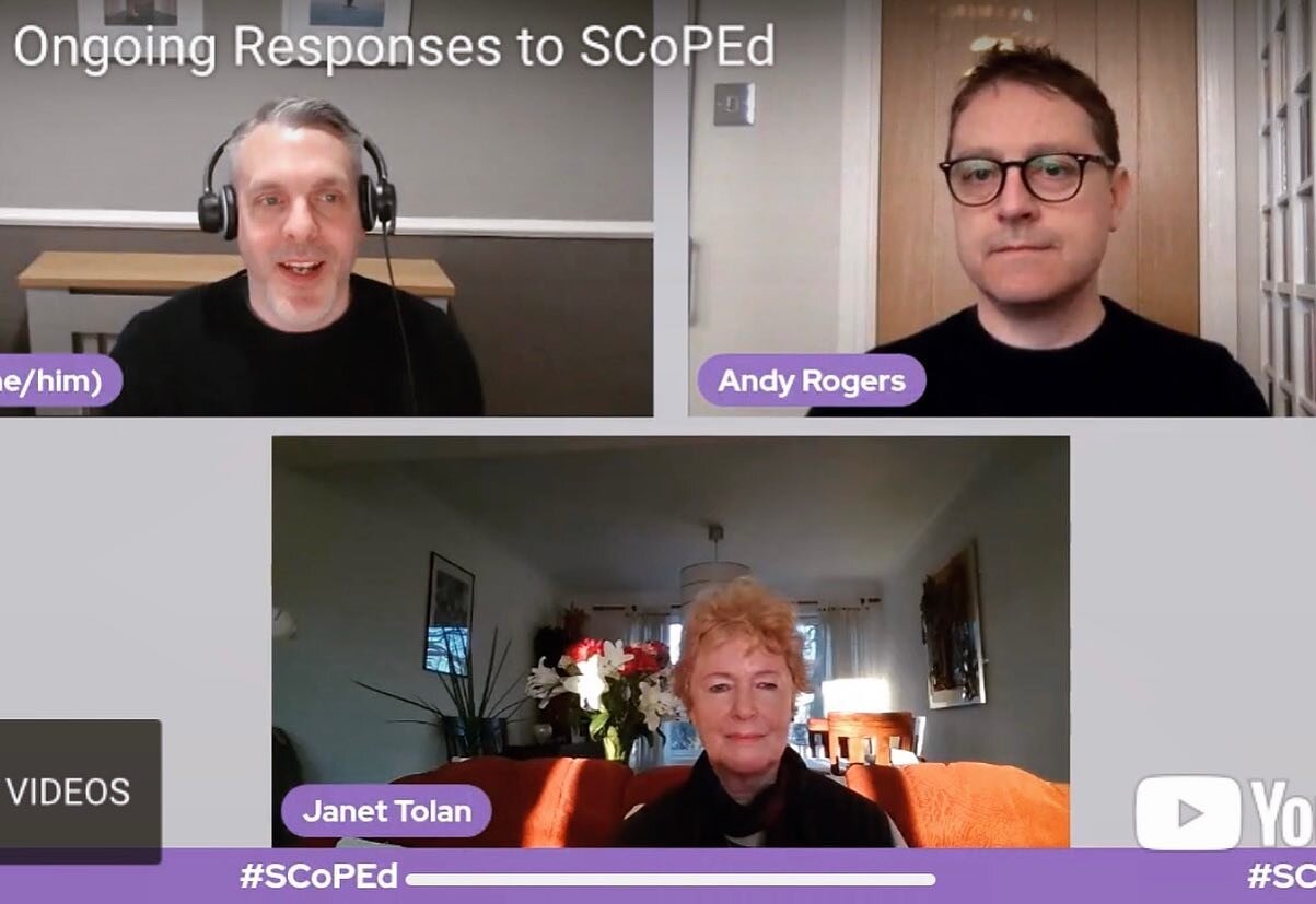 Pleasure to take part today in this short video discussion on the #SCoPEd project in the UK counselling and psychotherapy profession. I was discussing the latest developments from a #personcentred perspective with colleagues @drpeterblundell from @th