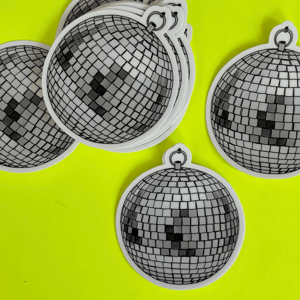 Disco Ball Sticker – Shop Simply Artsy
