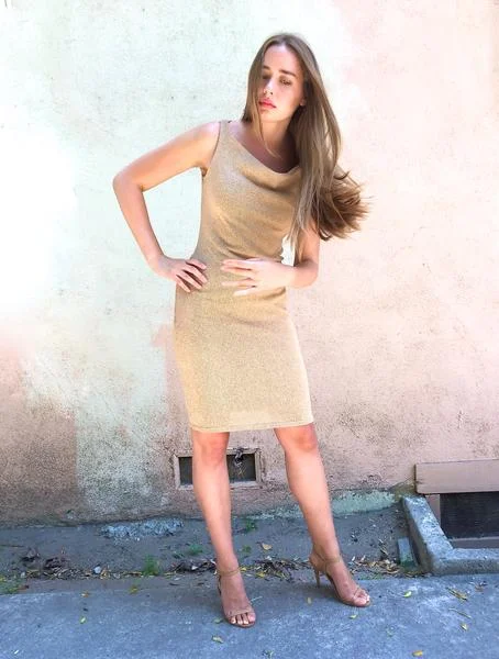 Tan Knit Cowl Neck Dress-54.jpg