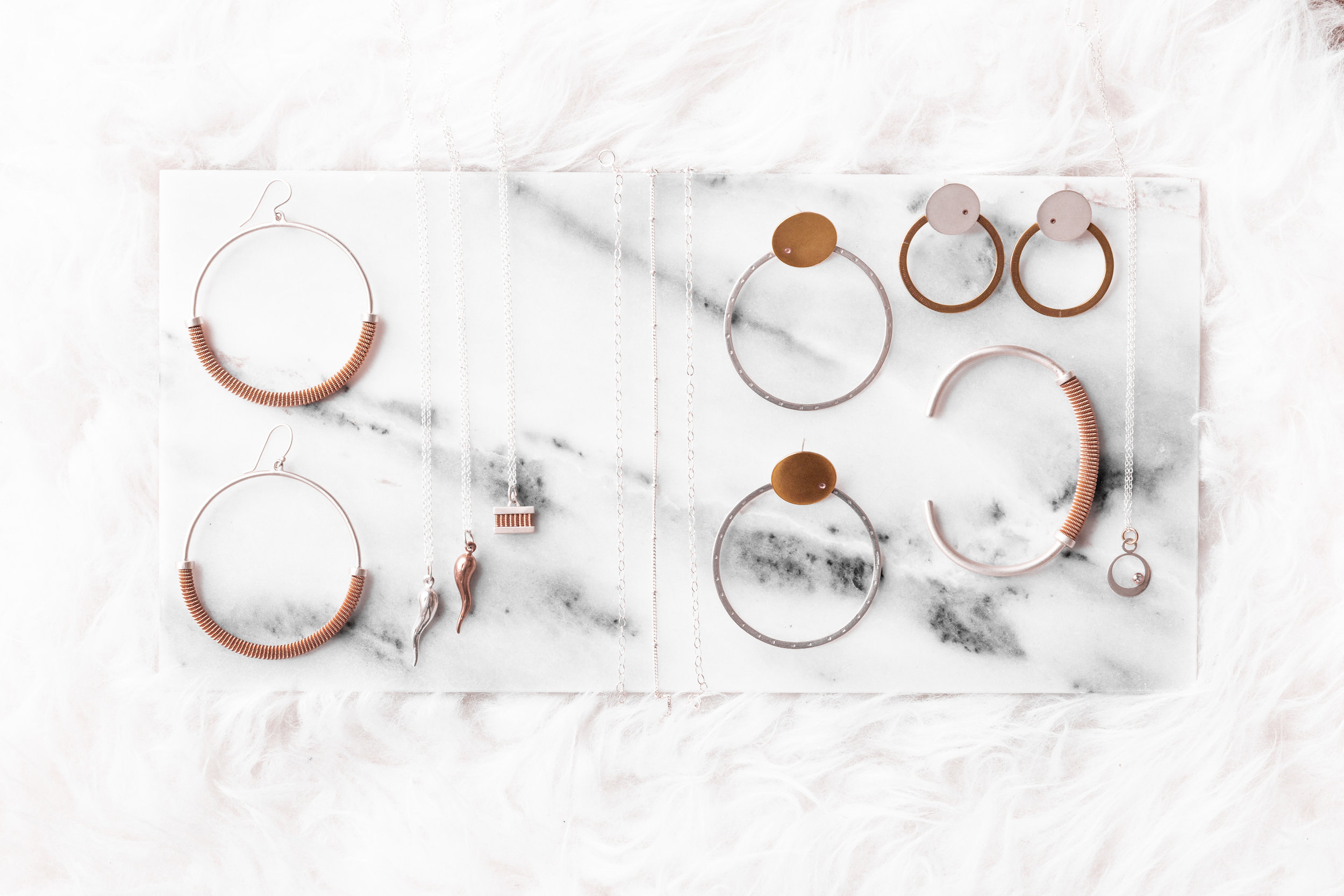 edgy hoop earrings