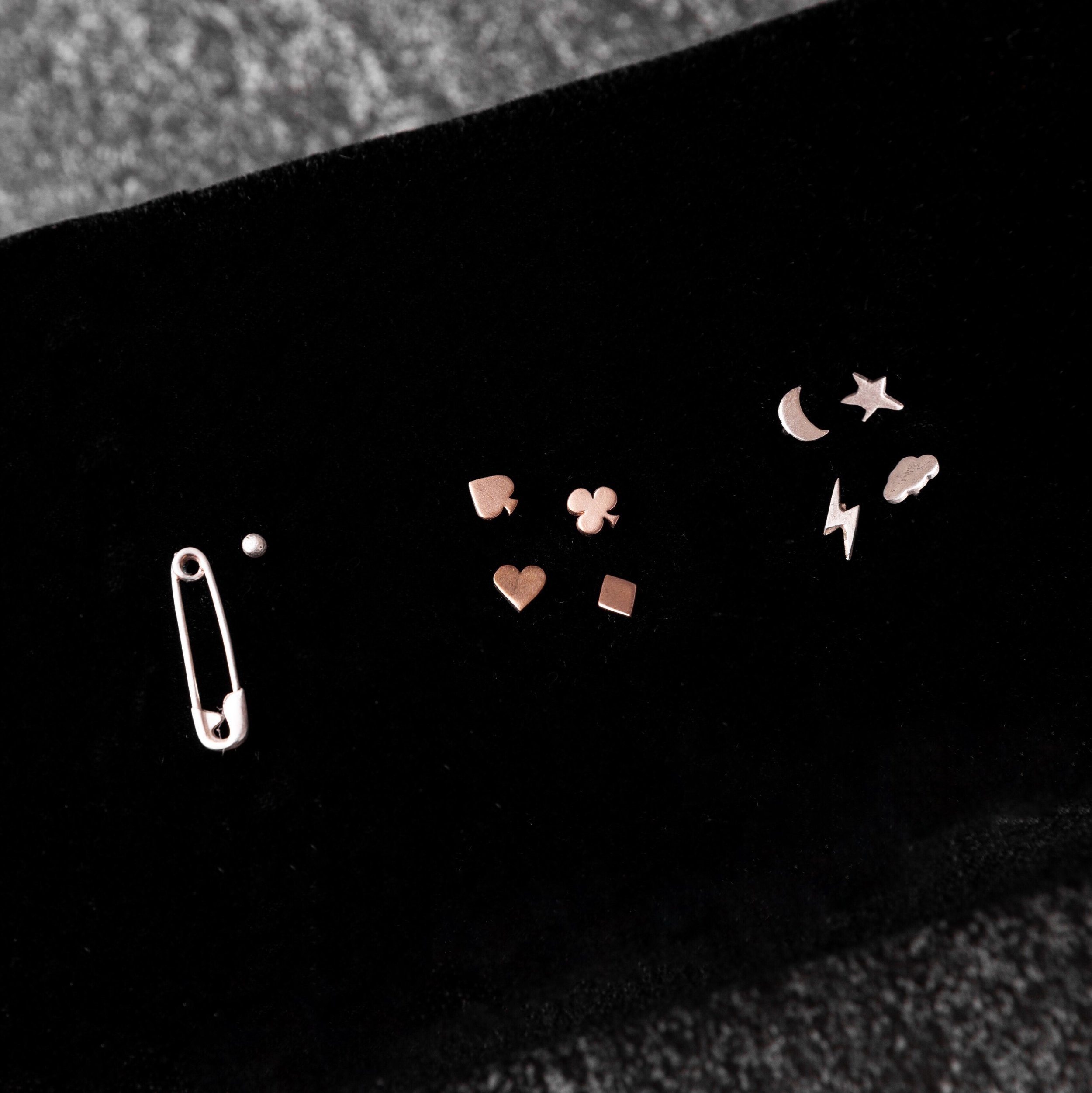 safety pin earring