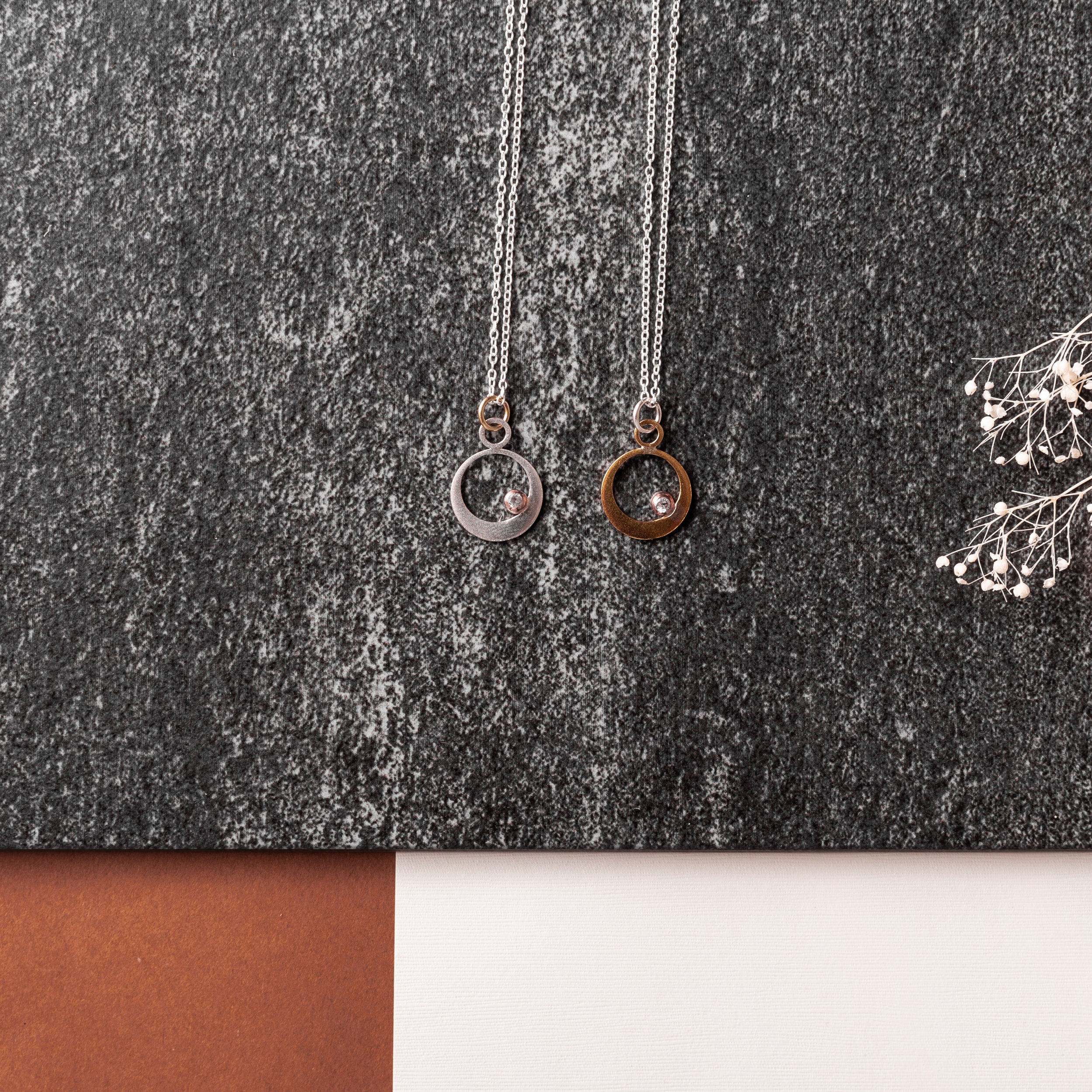 two tone necklace