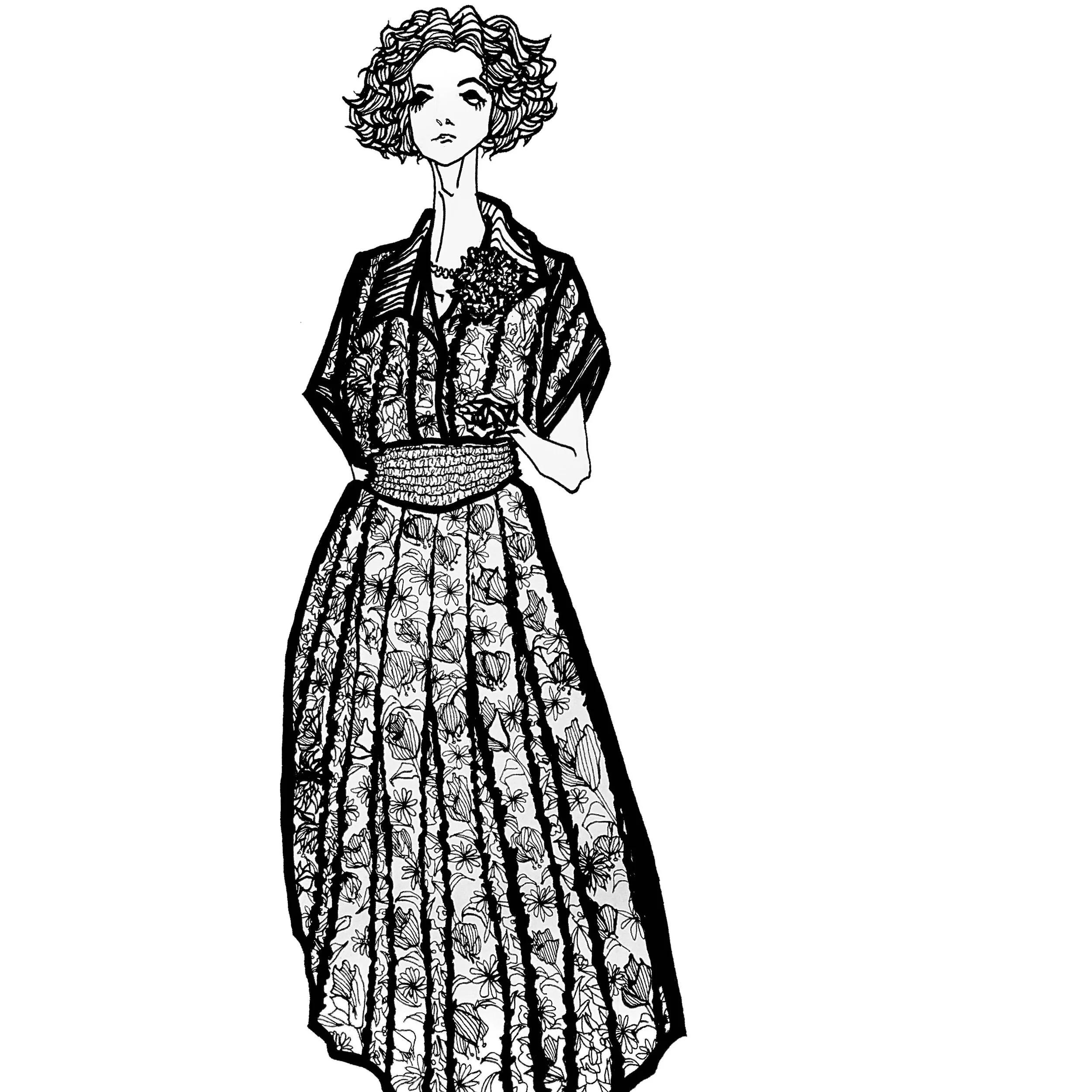 FLORAL GIRL_BW.jpg