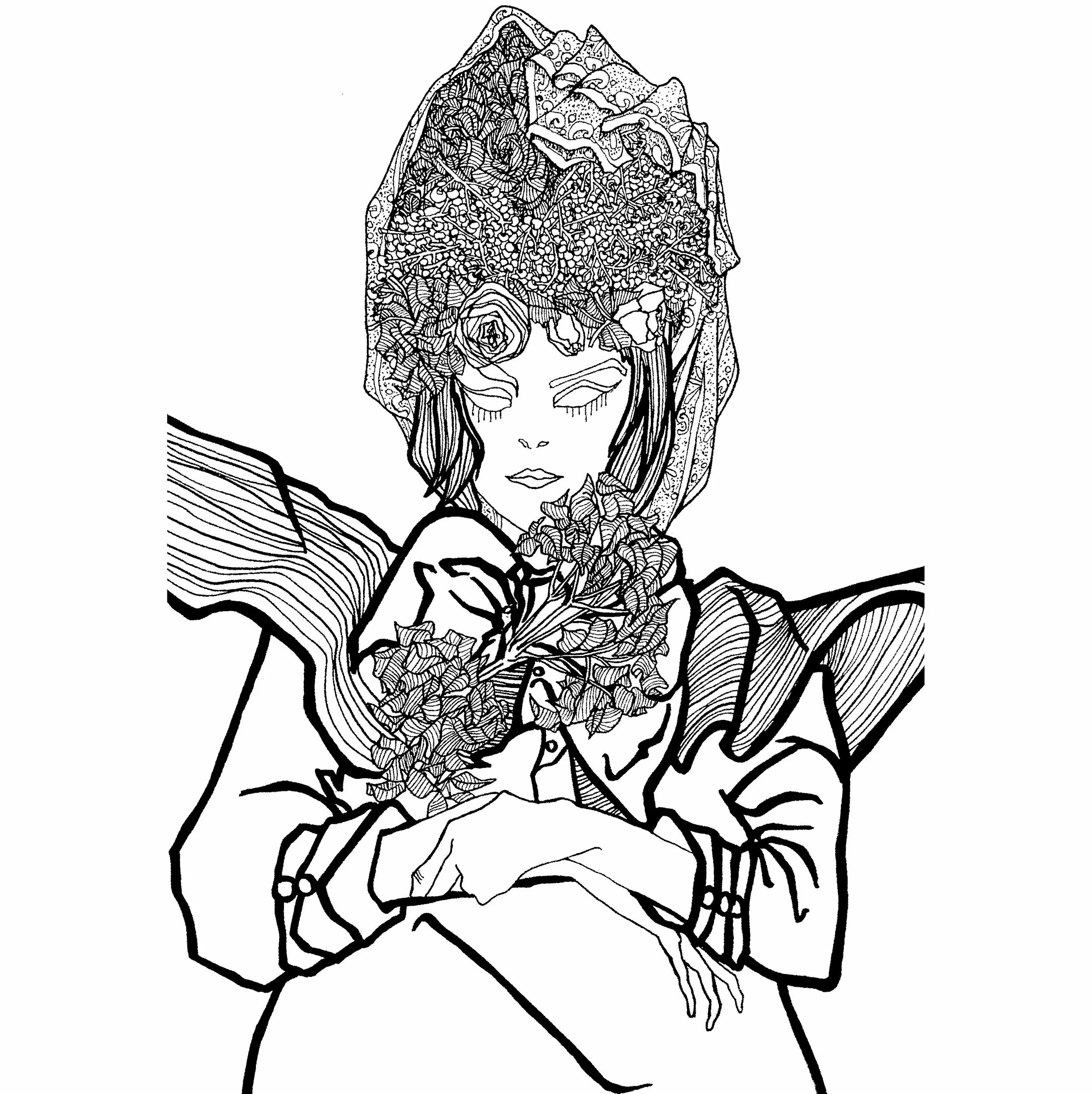 Floral Girl_BW.jpg