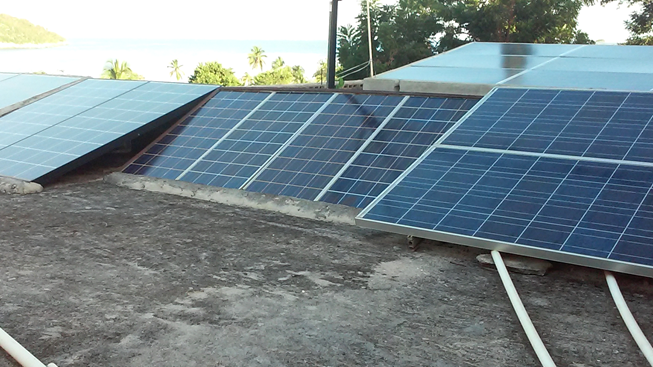  Solar Panels for needed power 