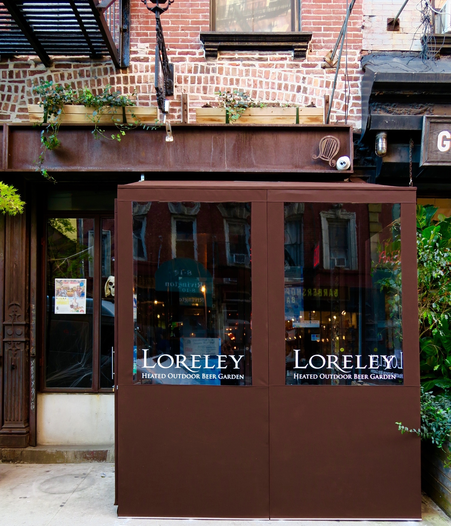 Loreley Beer Garden New York City Champagne And Fries