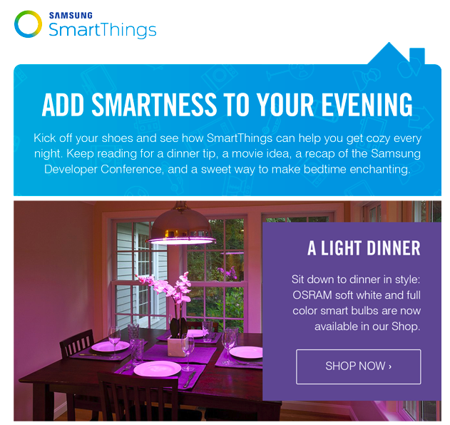SmartThings Newsletter