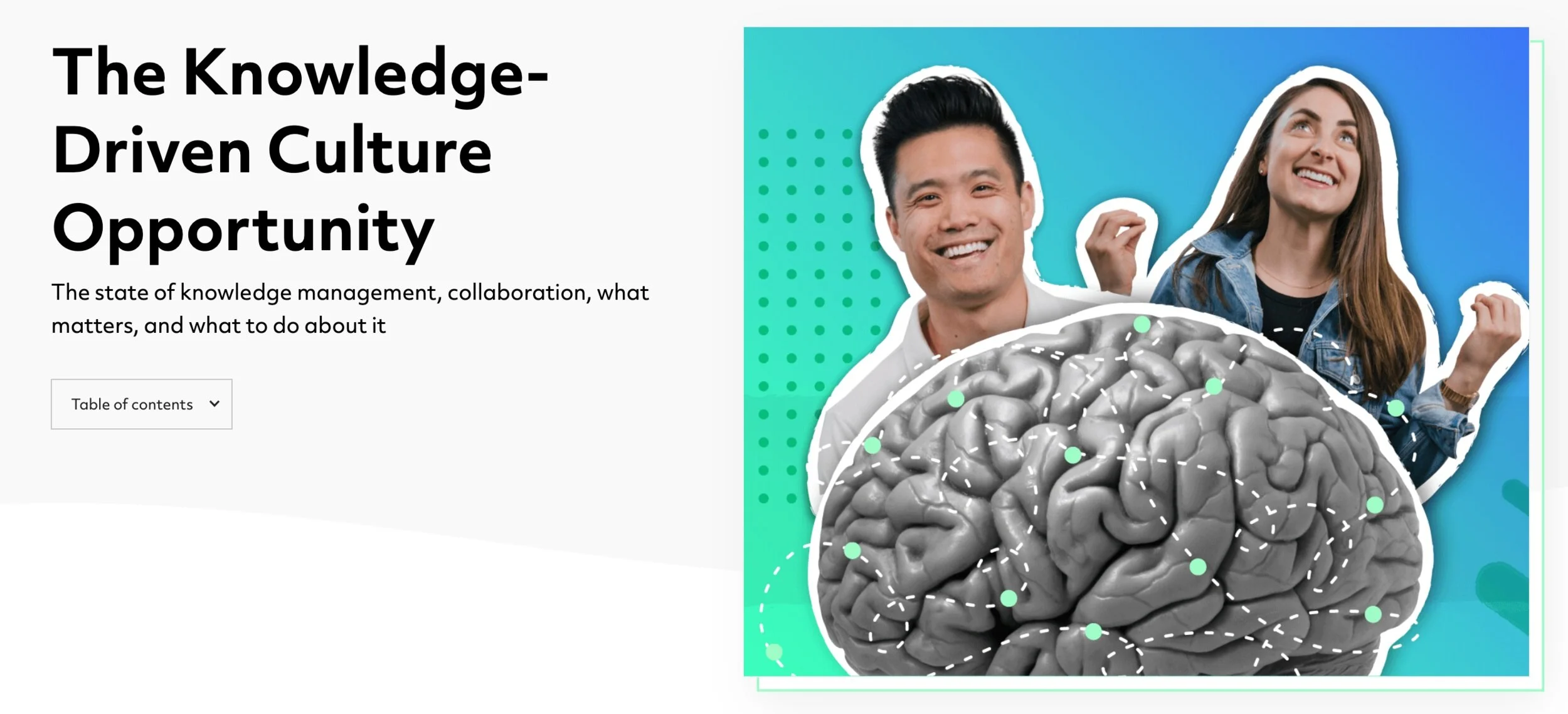 The Knowledge-Driven Culture Opportunity